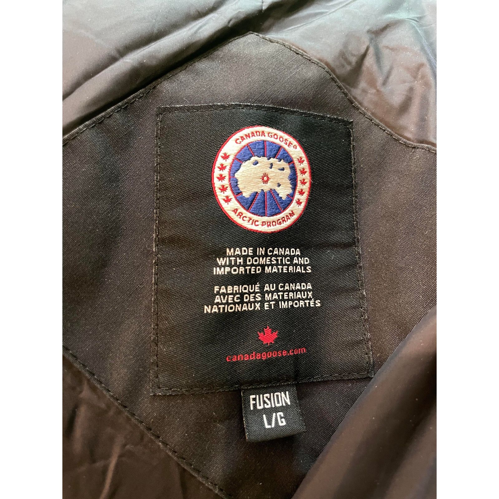 Canada Goose Canada Goose Hooded Parka Black Jacket Size US L / EU 52-54 / 3 - 3 Thumbnail