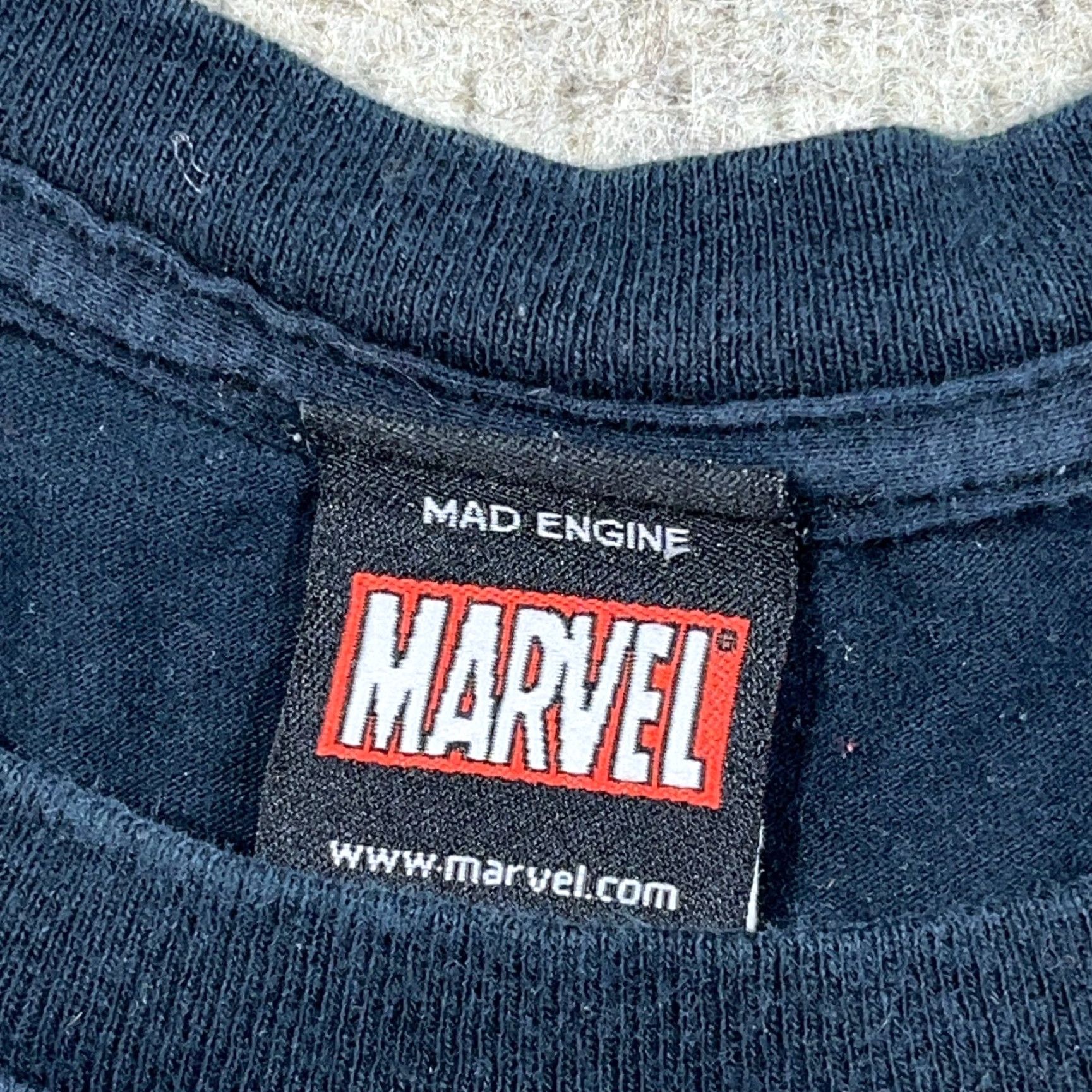 Mad Engine VINTAGE Mad Engine Spider-Man Venom Shirt Men L Black Graphic Print Tee Marvel Comics Adult Size US L / EU 52-54 / 3 - 3 Thumbnail