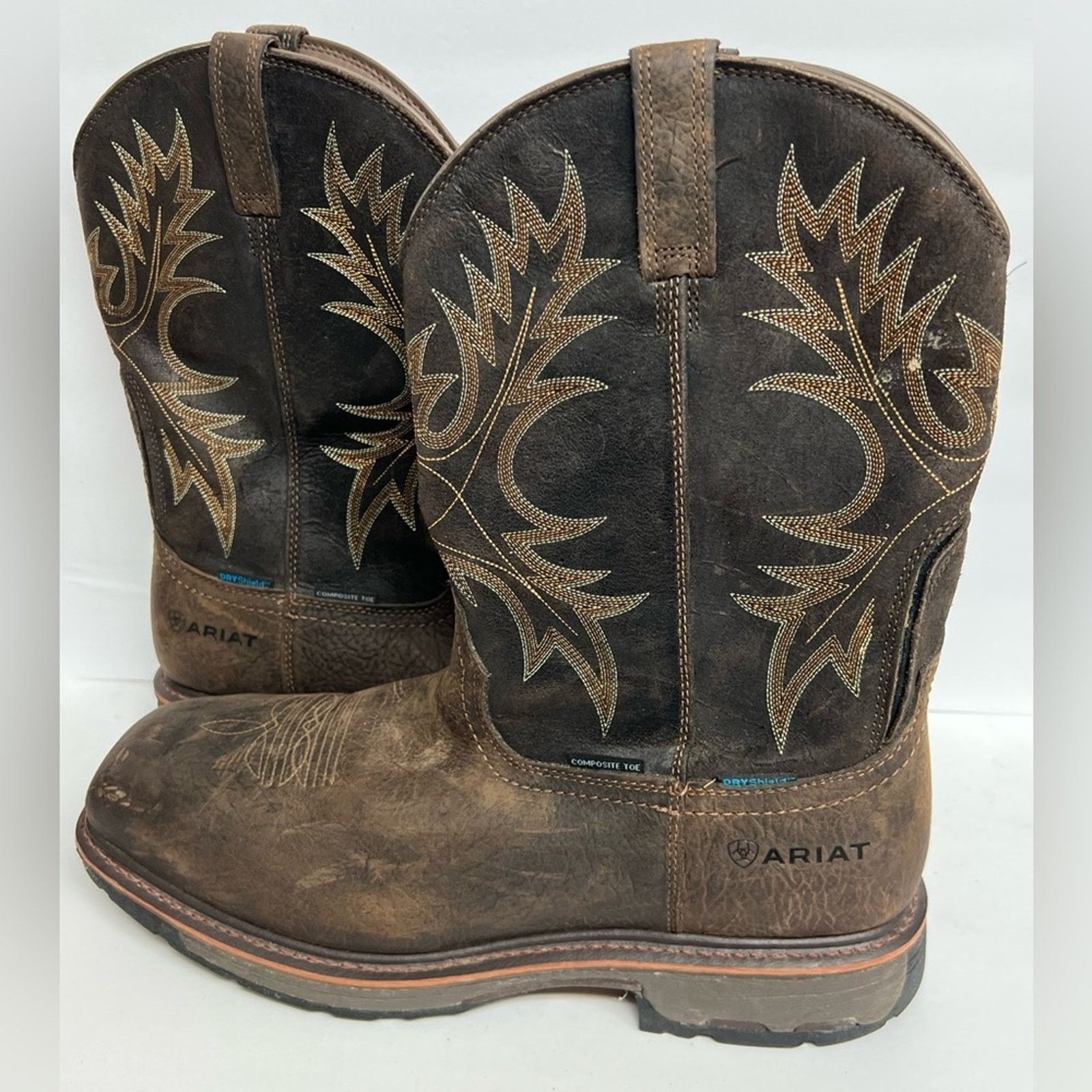 Ariat Ariat Men's WorkHog Waterproof Composite Toe Work Boots Size US 14 / EU 47 - 6 Thumbnail