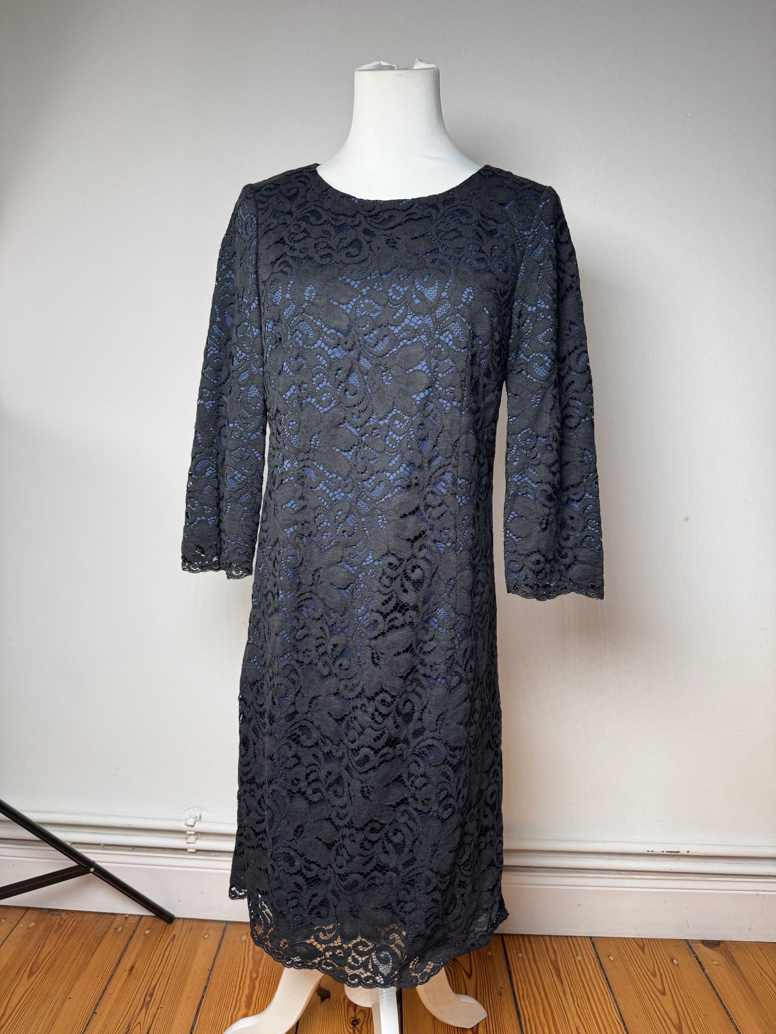 Courreges Vintage Dress Blue Black 38/M Size S / US 4 / IT 40 - 1 Thumbnail