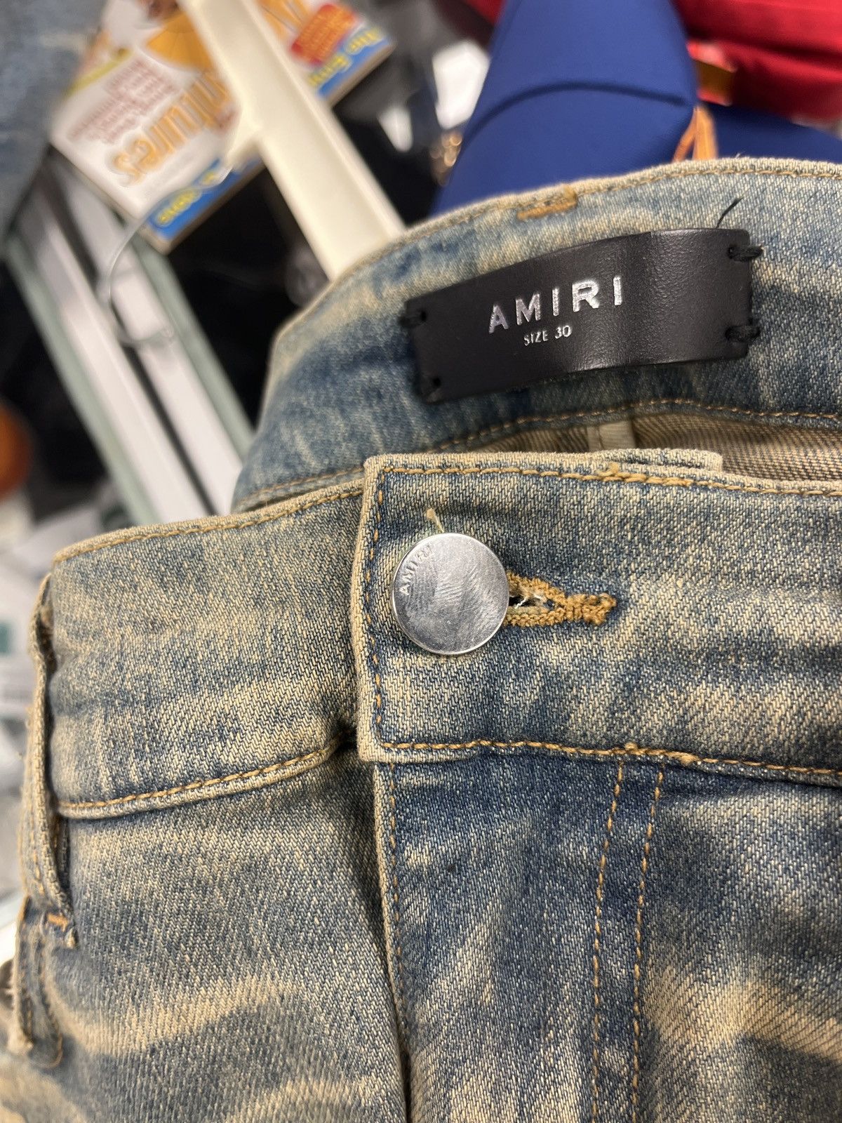 Amiri Amiri Paint Splatter Distressed Jeans 30 Size US 30 / EU 46 - 5 Thumbnail