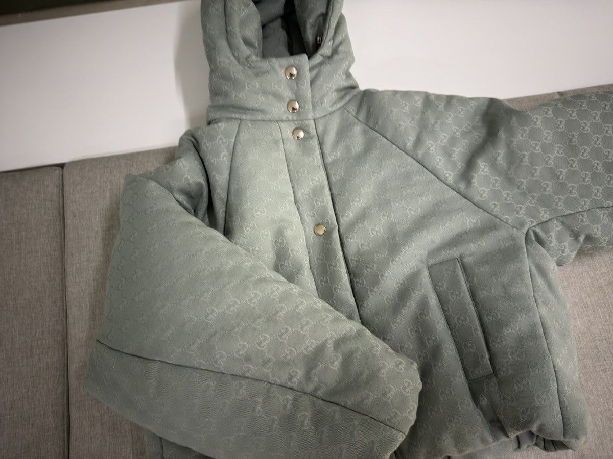 Gucci Gucci GG Canvas Hooded Jacket Mint Green Size US S / EU 44-46 / 1 - 2 Thumbnail