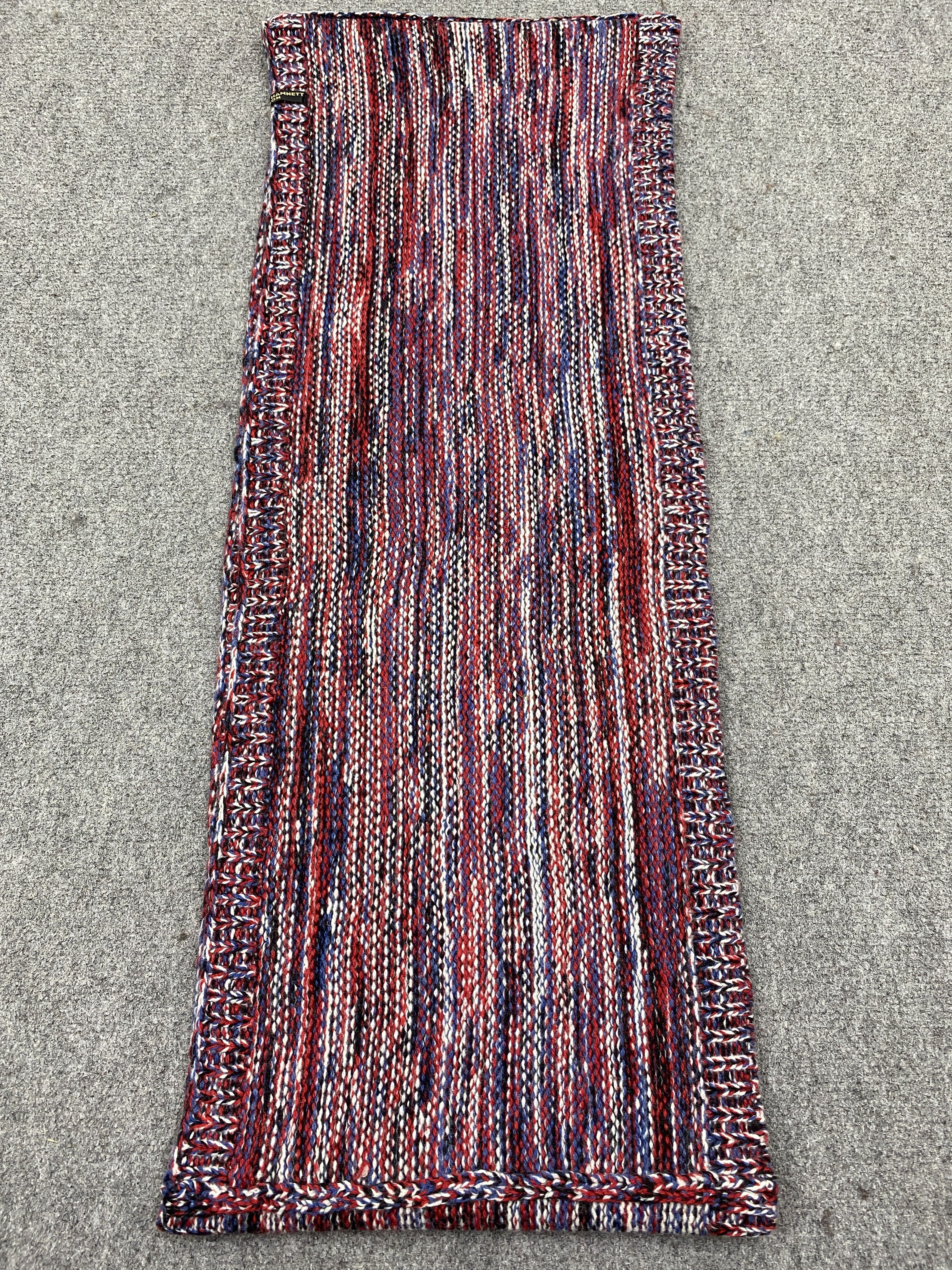 Katharine Hamnett London Vintage Katharine Hamnett Scarf Muffler Wool Knitted SC0255 Size ONE SIZE - 5 Thumbnail