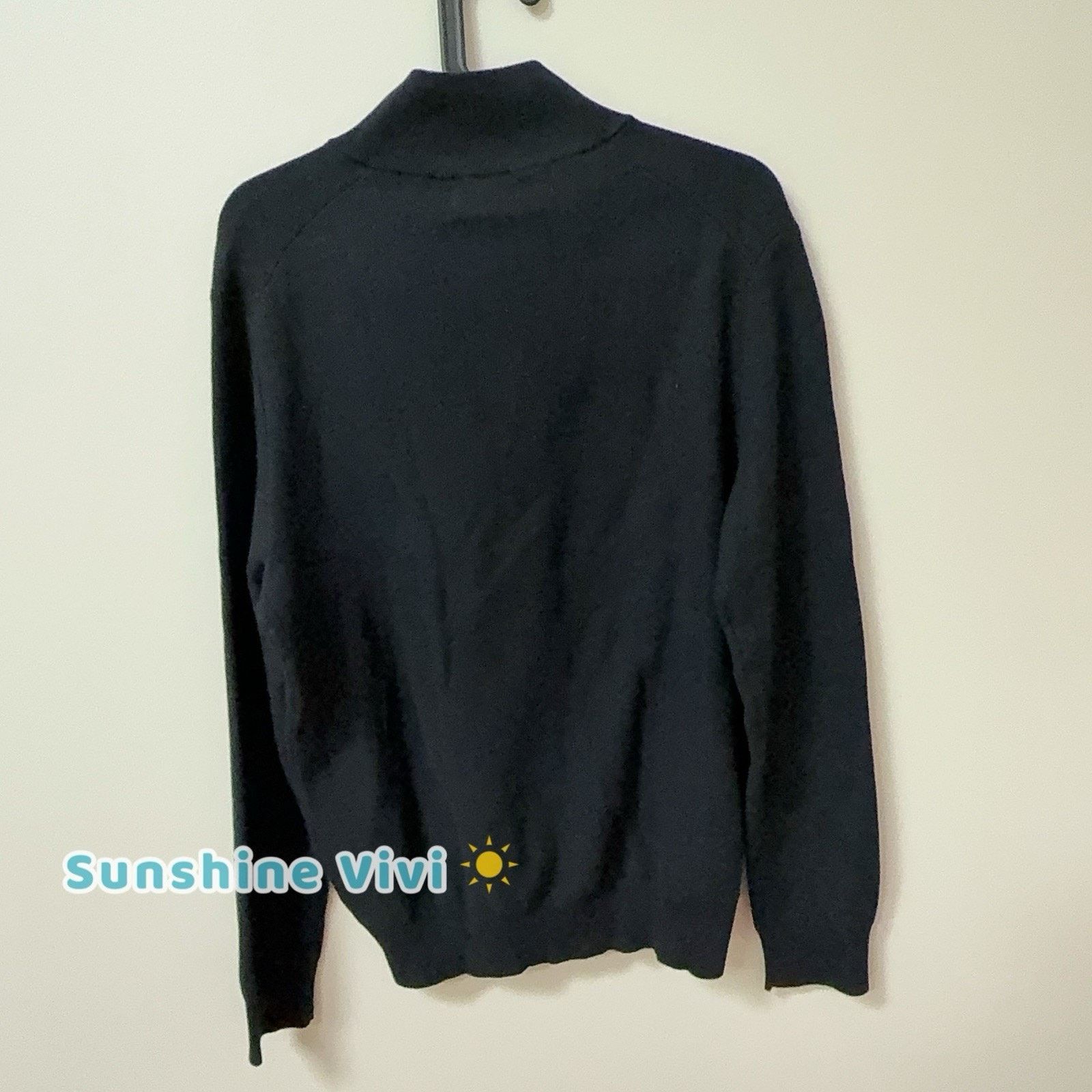 Ralph Lauren NWT Polo Ralph Lauren Men Cotton Quarter-Zip Sweater Black M Size US M / EU 48-50 / 2 - 3 Thumbnail