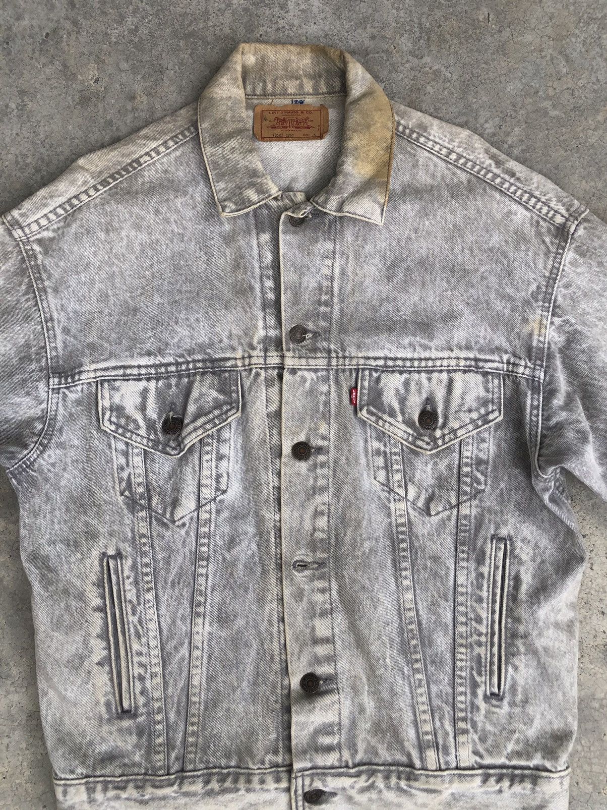 Levi's Vintage 80s Levis Denim Jacket Distressed Denim Size US M / EU 48-50 / 2 - 7 Thumbnail