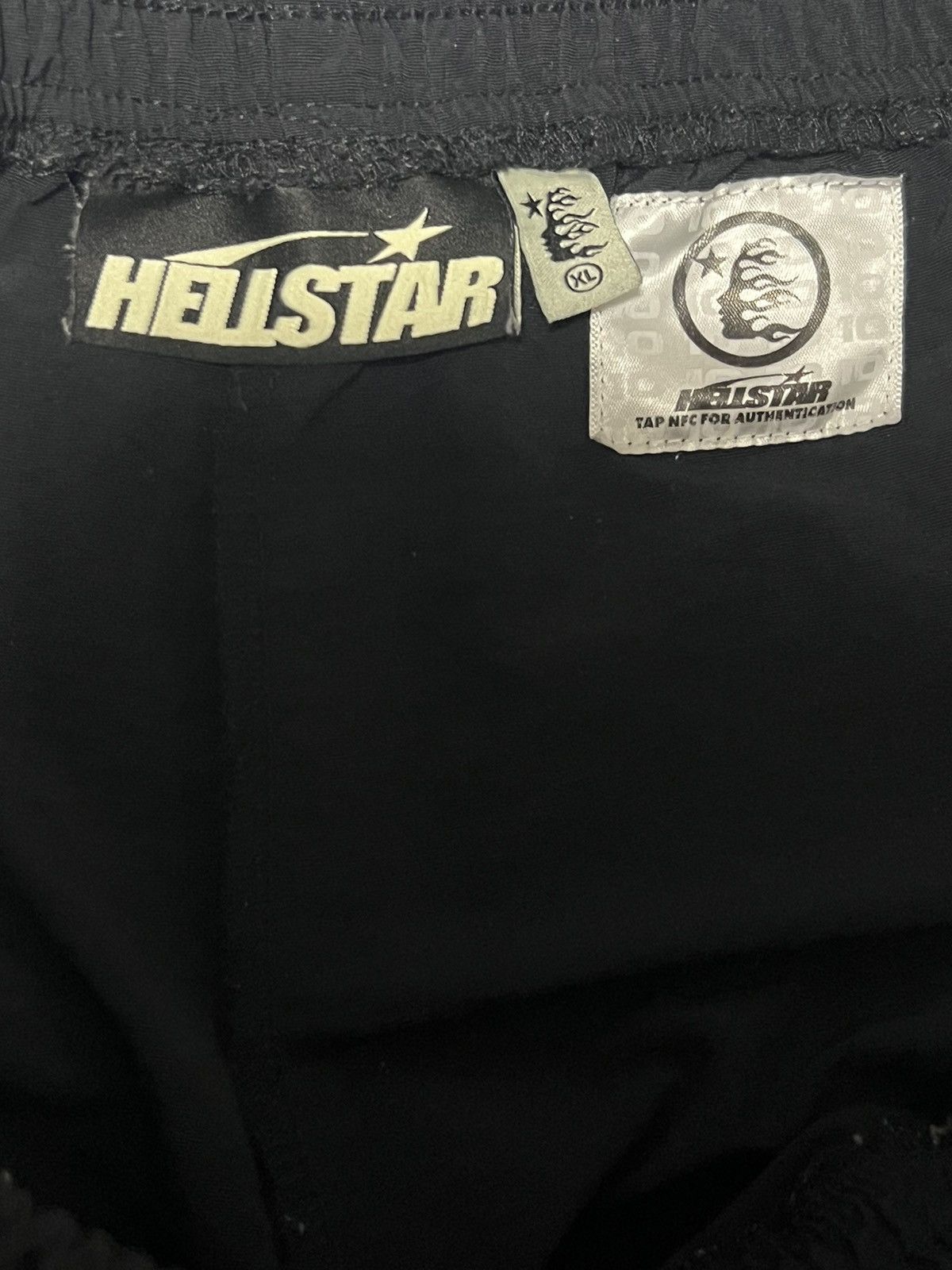 HELLSTAR Hellstar Waxed Nylon Athletic Shorts Size US 34 / EU 50 - 2 Thumbnail