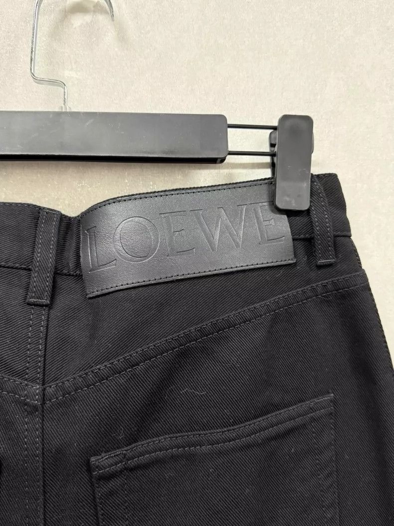 Loewe Loewe Leather logo straight pants Size US 44 / EU 60 - 4 Thumbnail