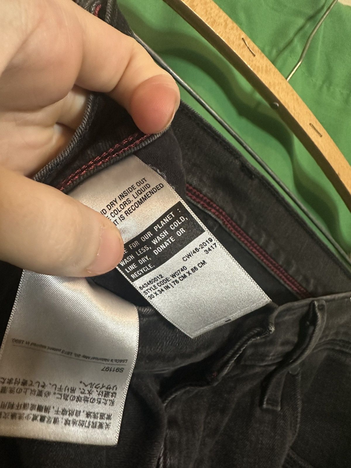 Levi's × Levi's Made & Crafted Levi’s Redloop premium black slim denim jeans redline Size US 30 / EU 46 - 12 Thumbnail