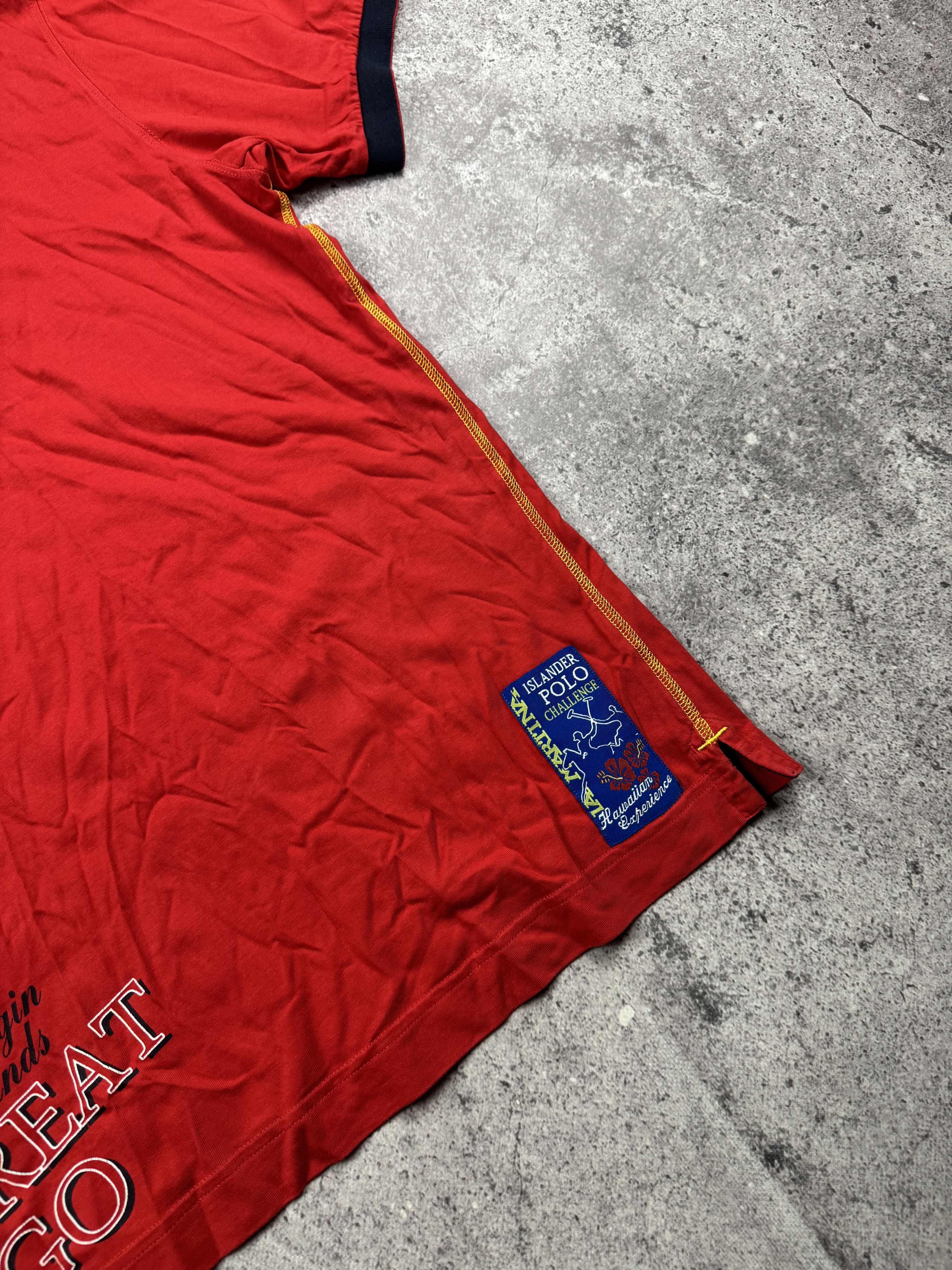 La Martina × Vintage Vintage Y2K La Martina Buenos Aires Polo Rugby Japan Tee Size US XL / EU 56 / 4 - 9 Thumbnail