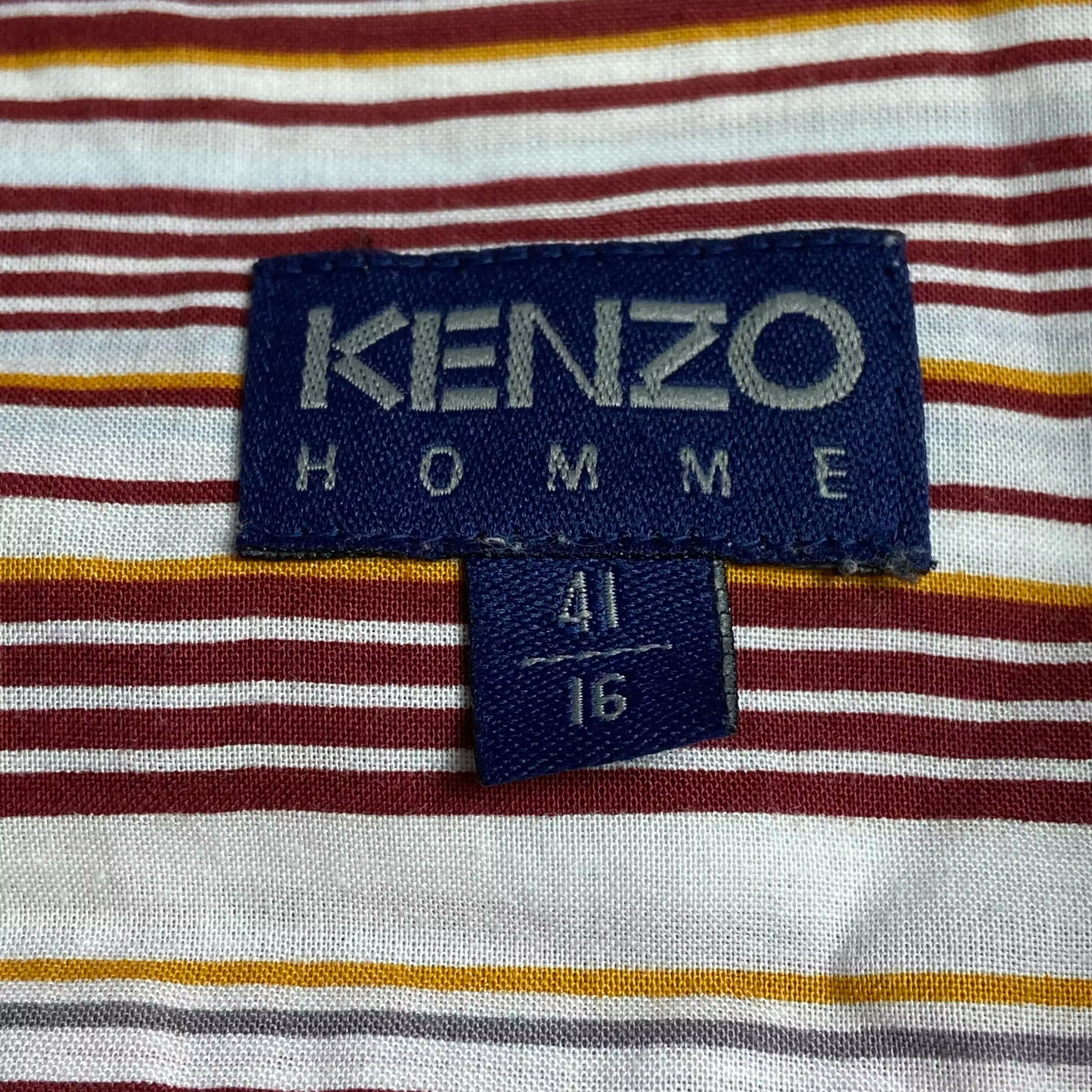 Kenzo Mens Shirt Kenzo Long Sleeve Size 41 / 16 Size US L / EU 52-54 / 3 - 4 Thumbnail