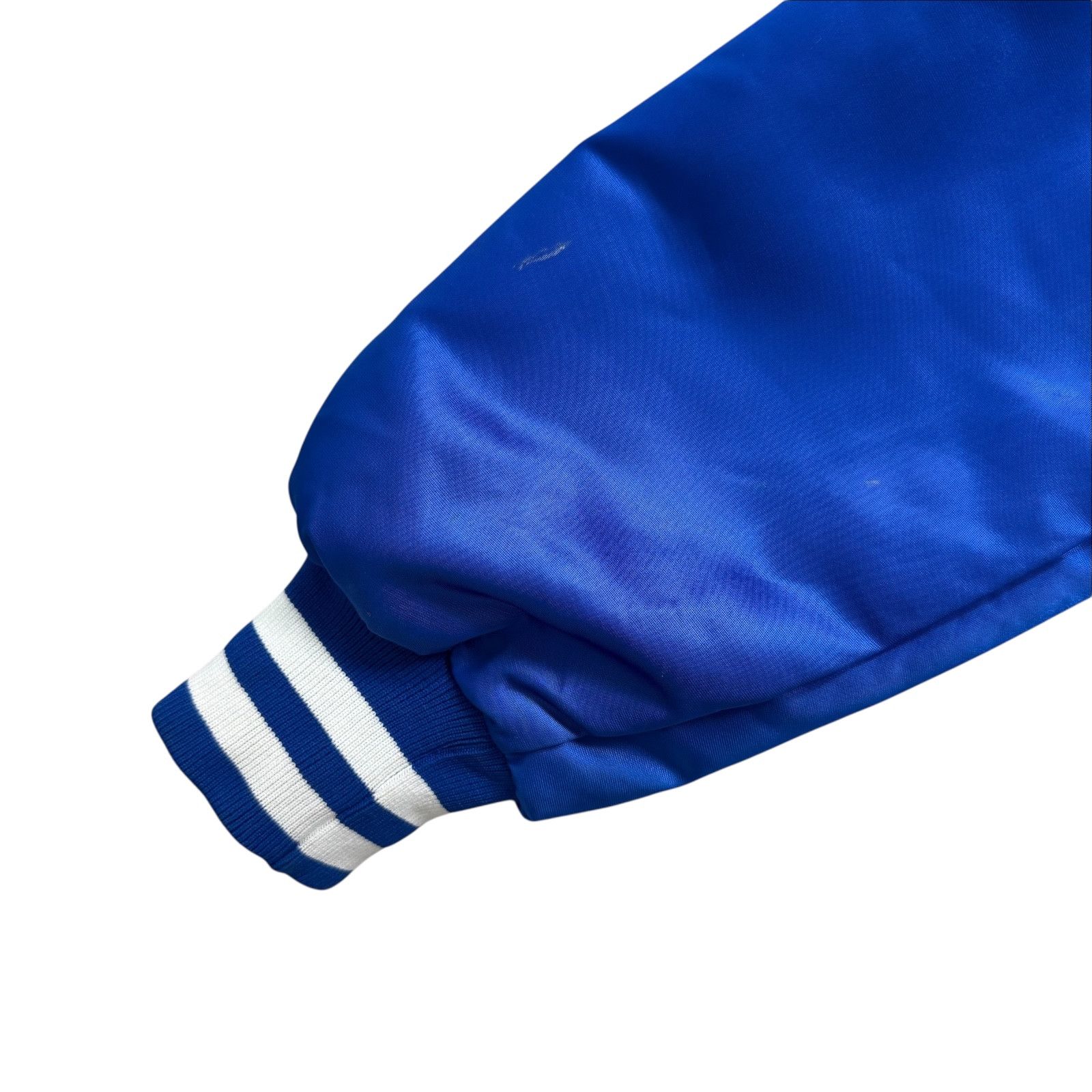 MLB VTG LA DODGERS LICENSED SATIN JACKET DUGOUT SHERPA LINED Size US M / EU 48-50 / 2 - 9 Thumbnail
