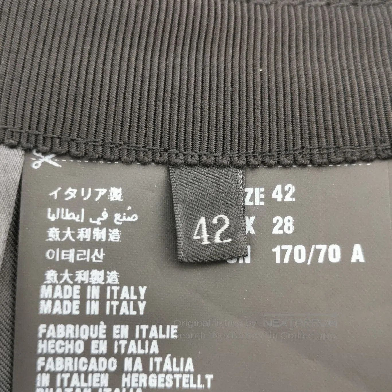 Prada Prada Black Wool Mini Skirt Size 42 . Size 41" - 6 Thumbnail