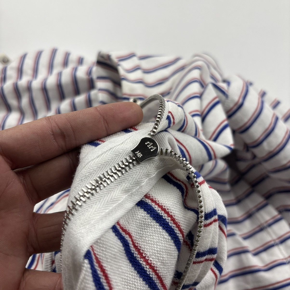 Visvim Visvim Stripe Zipped Hoodie Size US L / EU 52-54 / 3 - 7 Thumbnail