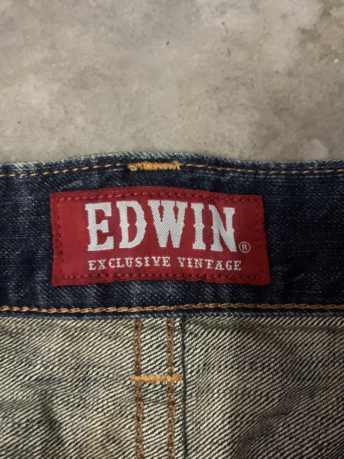 Edwin × Japanese Brand × Vintage Edwin Exclusive Vintage Selvedge Flare Denim Jeans Size US 30 / EU 46 - 9 Thumbnail