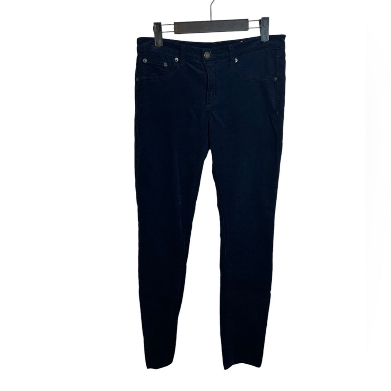 Rag & Bone Rag & Bone Midnight Navy Velour Legging Pants Size 29" - 1 Thumbnail