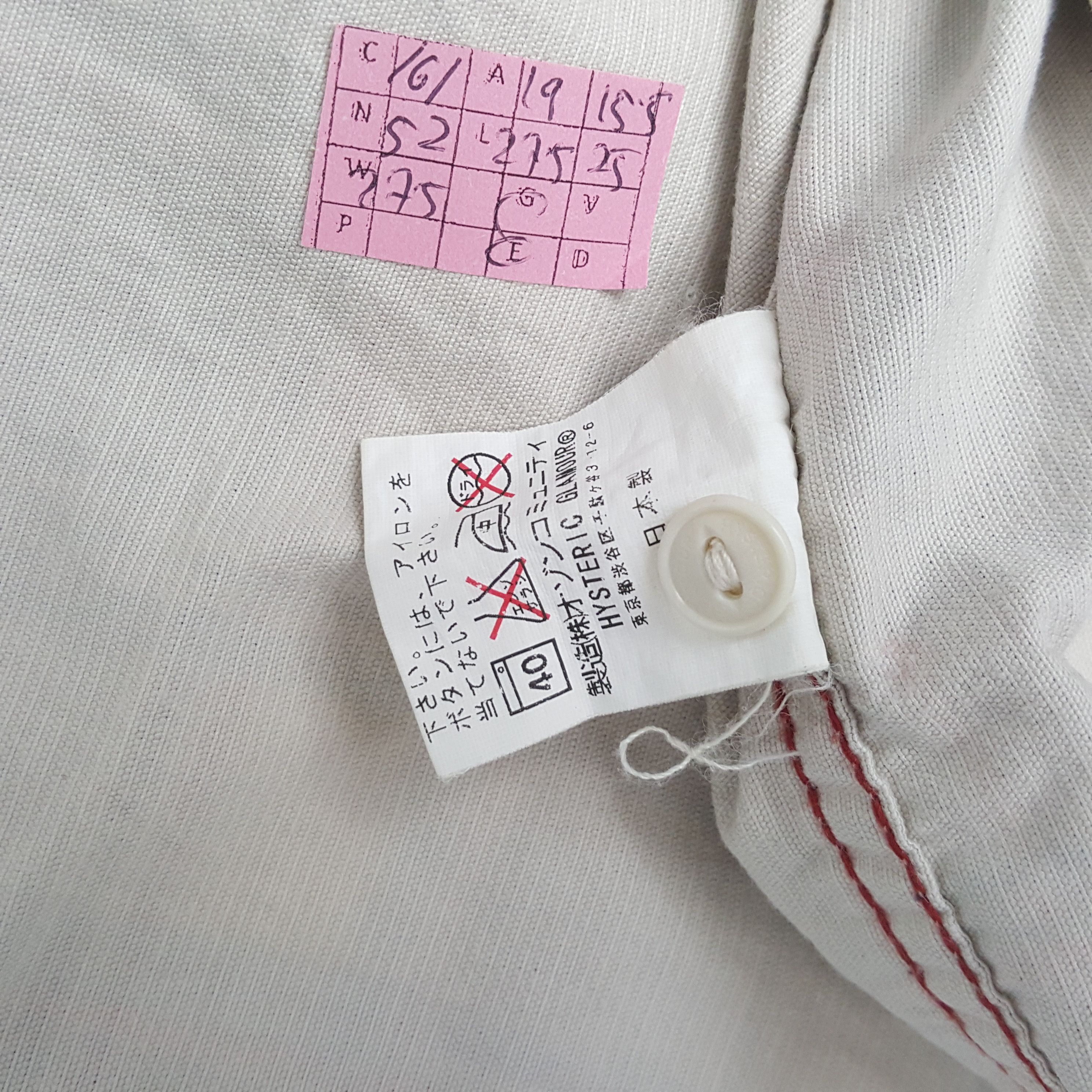 Hysteric Glamour × Japanese Brand × Vintage HYSTERIC GLAMOUR Japanese Brand Custom Art Shirt Size US M / EU 48-50 / 2 - 7 Thumbnail