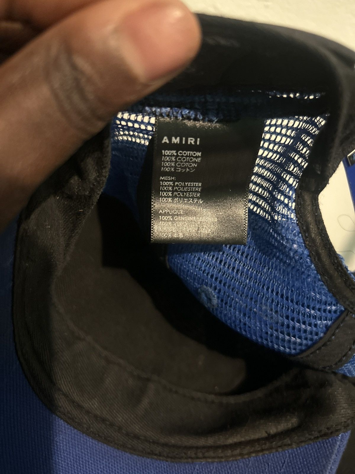 Amiri Amiri trucker hat Size ONE SIZE - 6 Thumbnail