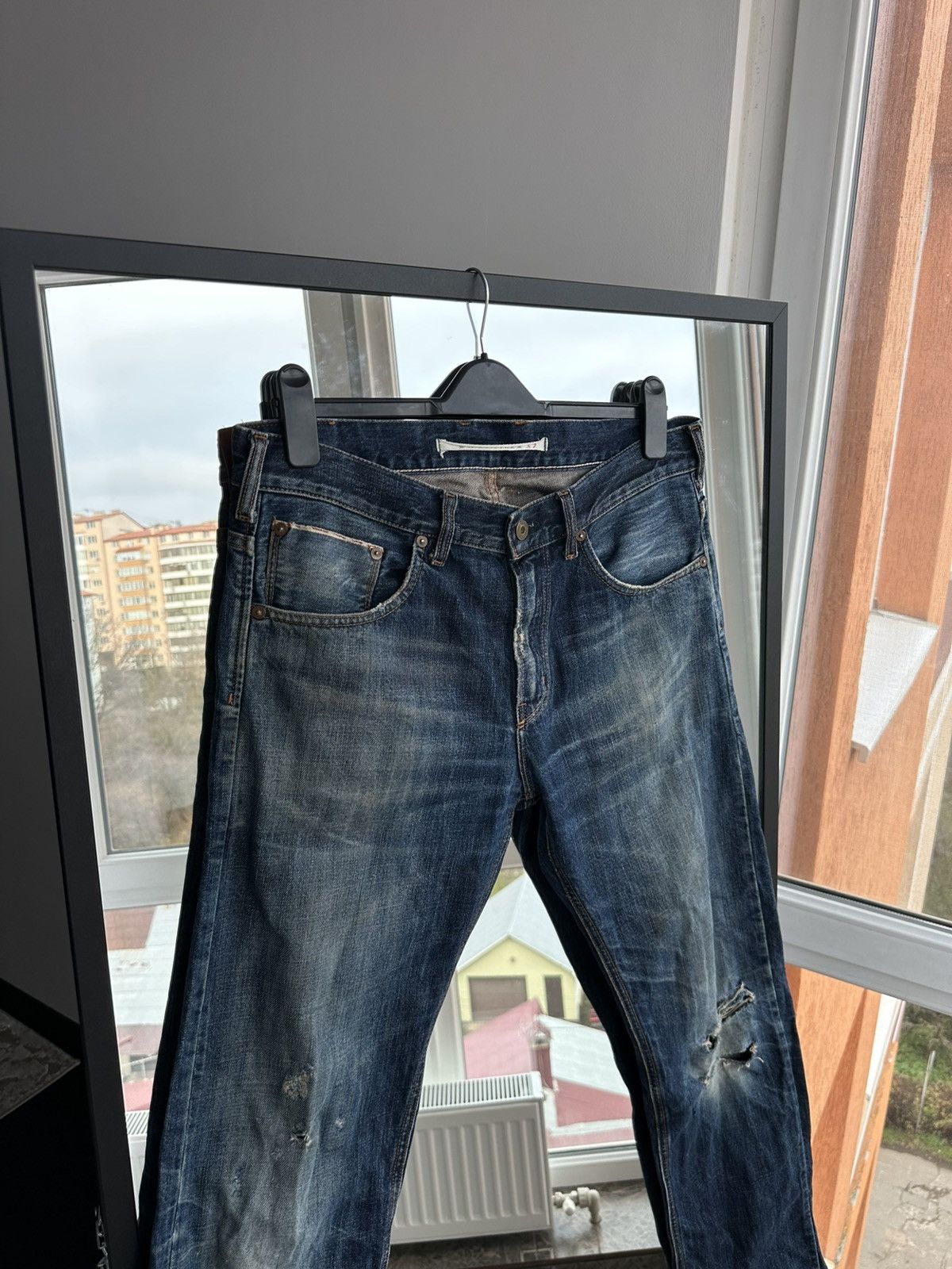 Scarti-Lab Vintage Scarti Lab Dirty Denim Workwear Selvedge Japan Jeans Size US 32 / EU 48 - 2 Thumbnail