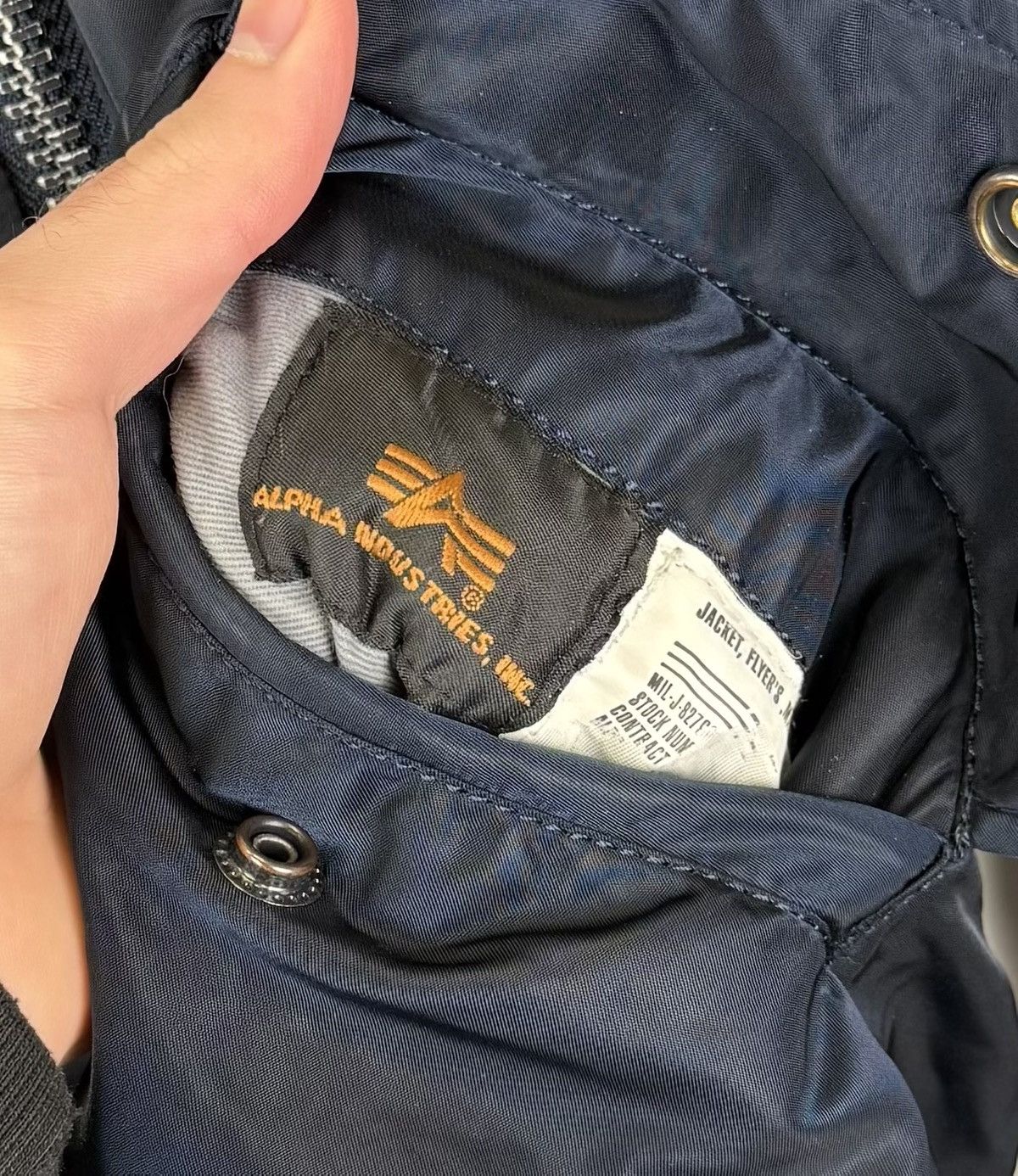 Alpha Industries Alpha industries MA-1 VF NASA Flyer’s Bomber Jacket Blue Top Size US M / EU 48-50 / 2 - 10 Thumbnail
