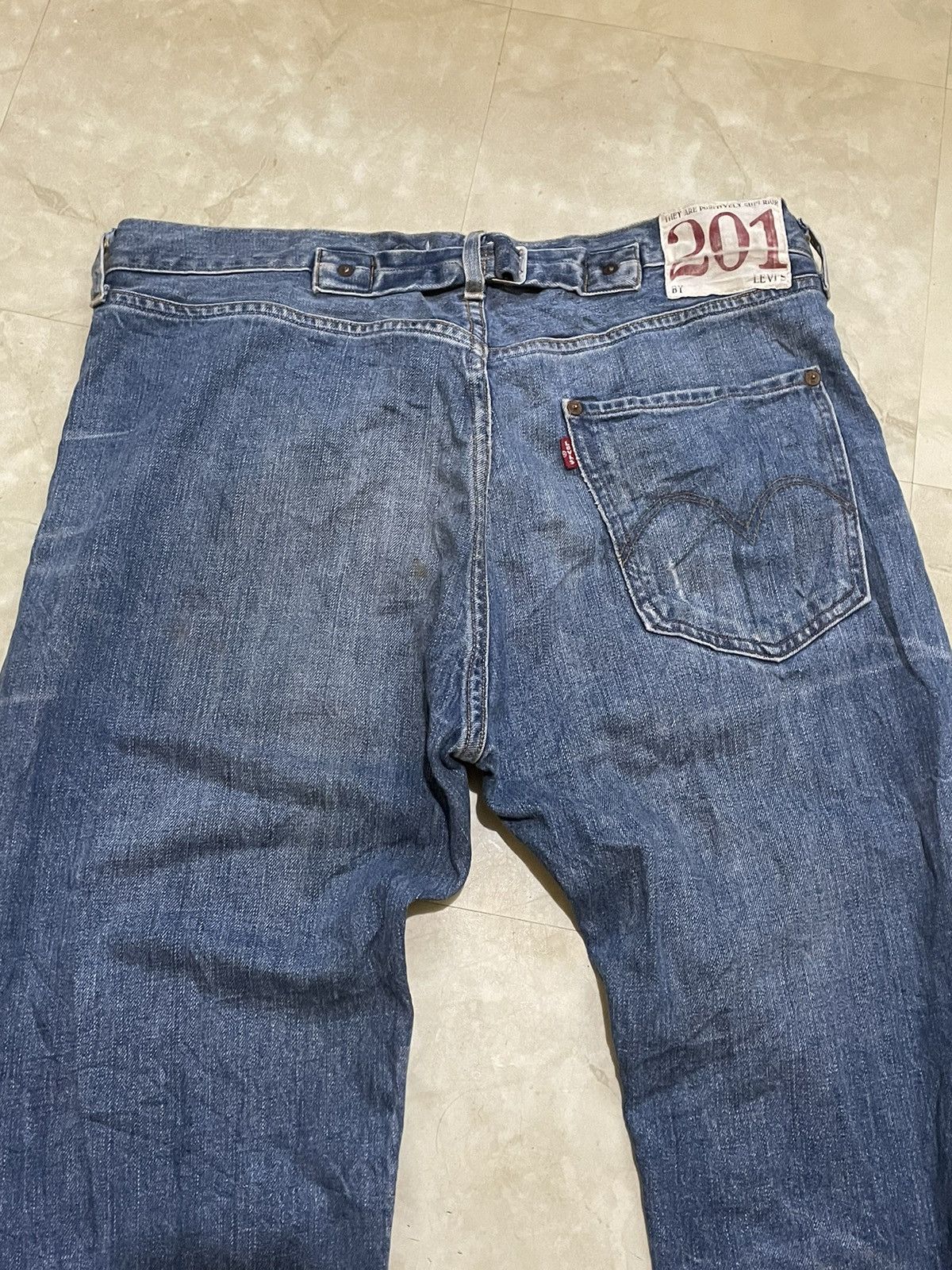 Levi's Vintage Clothing Vintage Levi's 201 Buckle Strap (1980-1901 Repro) Size US 34 / EU 50 - 7 Thumbnail
