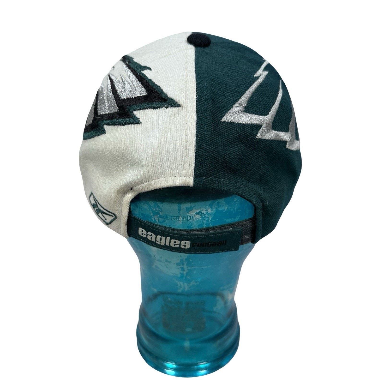Reebok Vintage Reebok Philadelphia Eagles Hat Green White Double Size ONE SIZE - 3 Thumbnail
