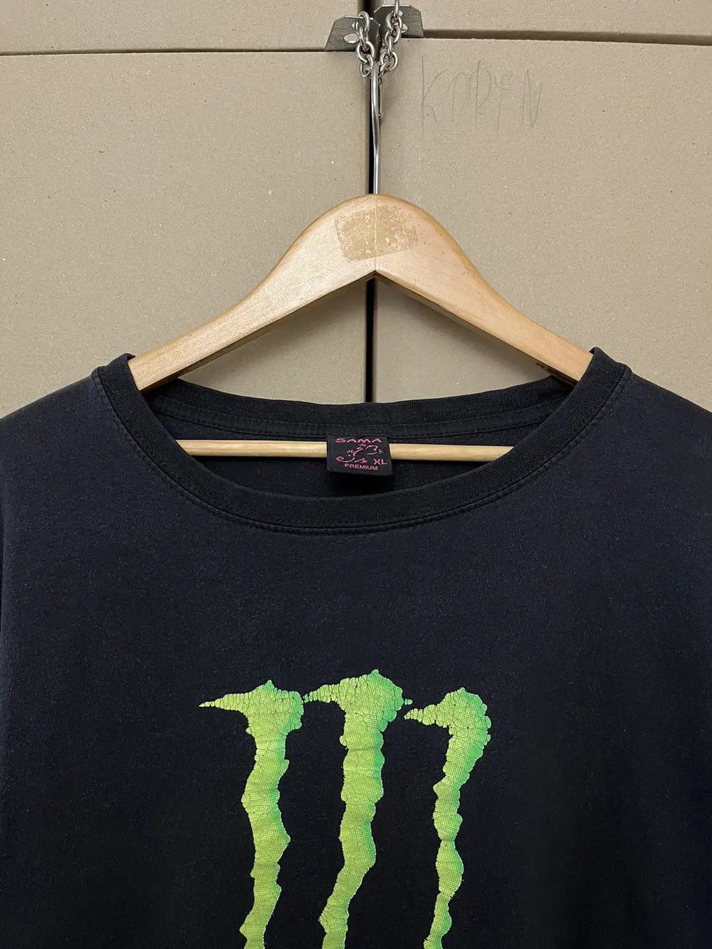 Vintage VINTAGE MONSTER ENERGY Y2K RACING TEE FADED T Shirt STREETWE Size US XL / EU 56 / 4 - 6 Thumbnail