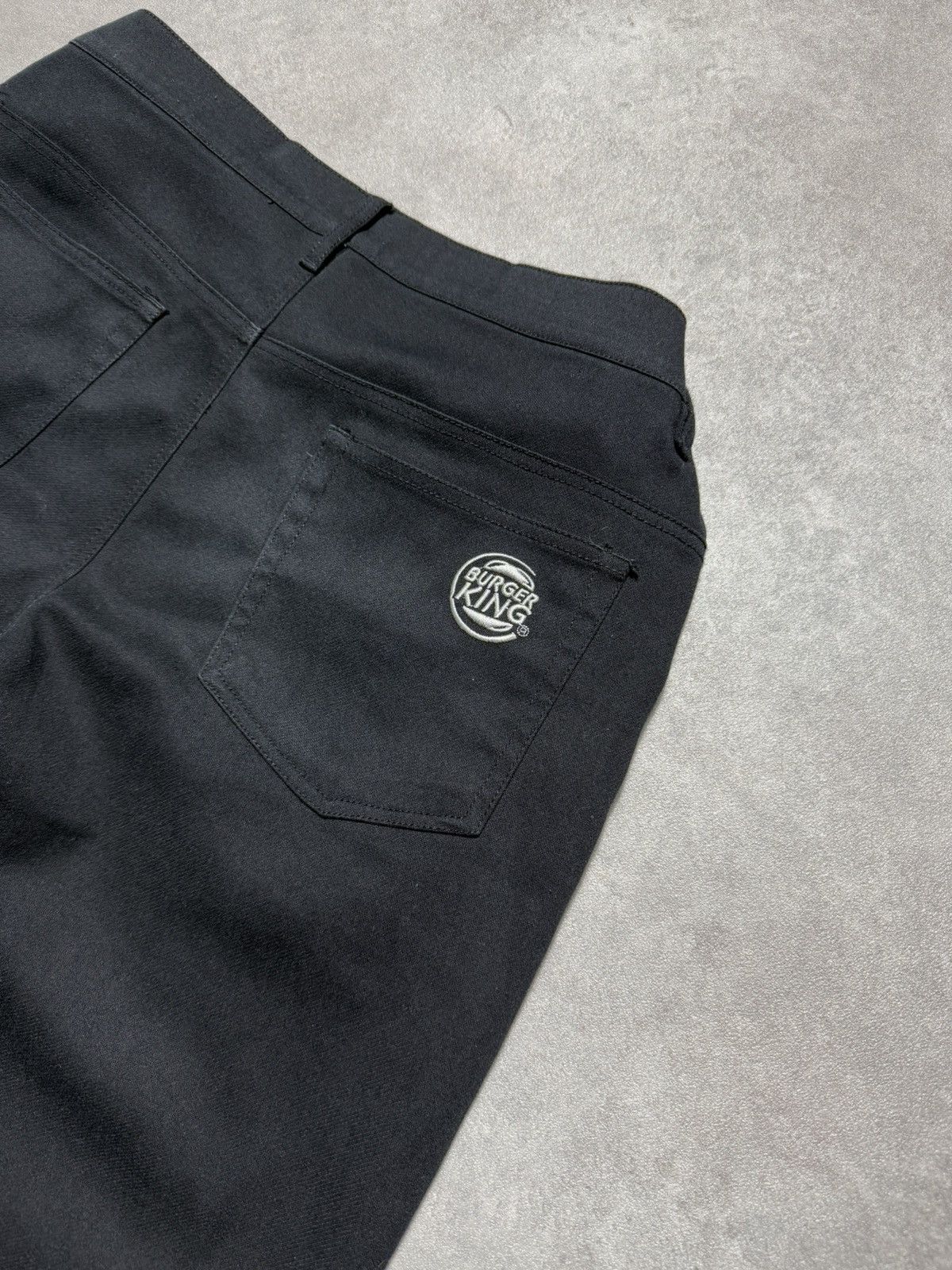 Designer × Japanese Brand Burger King Pant Ballon Loose Fit Black Oversize Fit Size US 32 / EU 48 - 2 Thumbnail