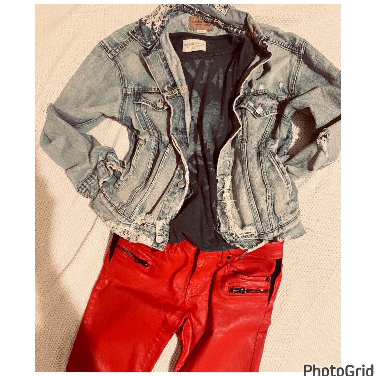 Denim & Supply Ralph Lauren RL Denim and Supply Distressed Denim Jacket. Rare! Size L / US 10 / IT 46 - 9 Thumbnail