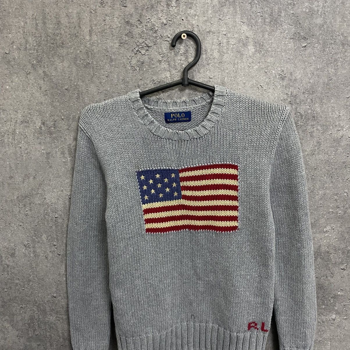 Polo Ralph Lauren Vintage Polo Ralph Lauren American Flag Sweater Size US XS / EU 42 / 0 - 4 Thumbnail