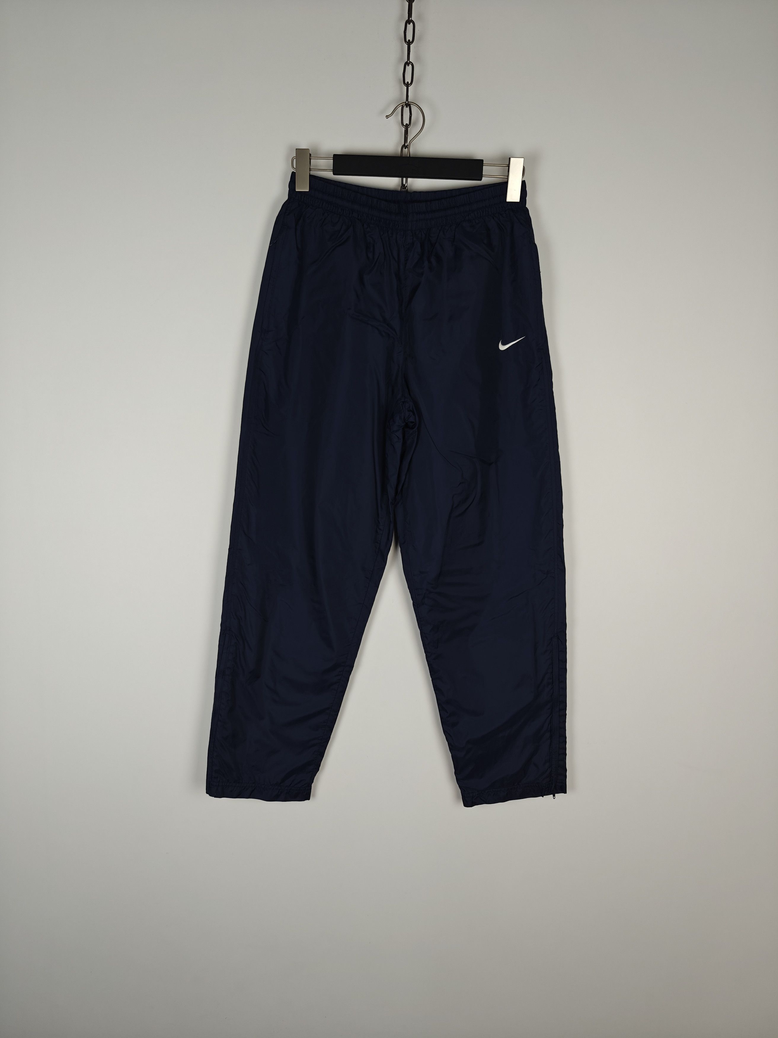Nike Nike Track Pants VTG Black Label Down Swoosh Blue M Size US 32 / EU 48 - 2 Thumbnail
