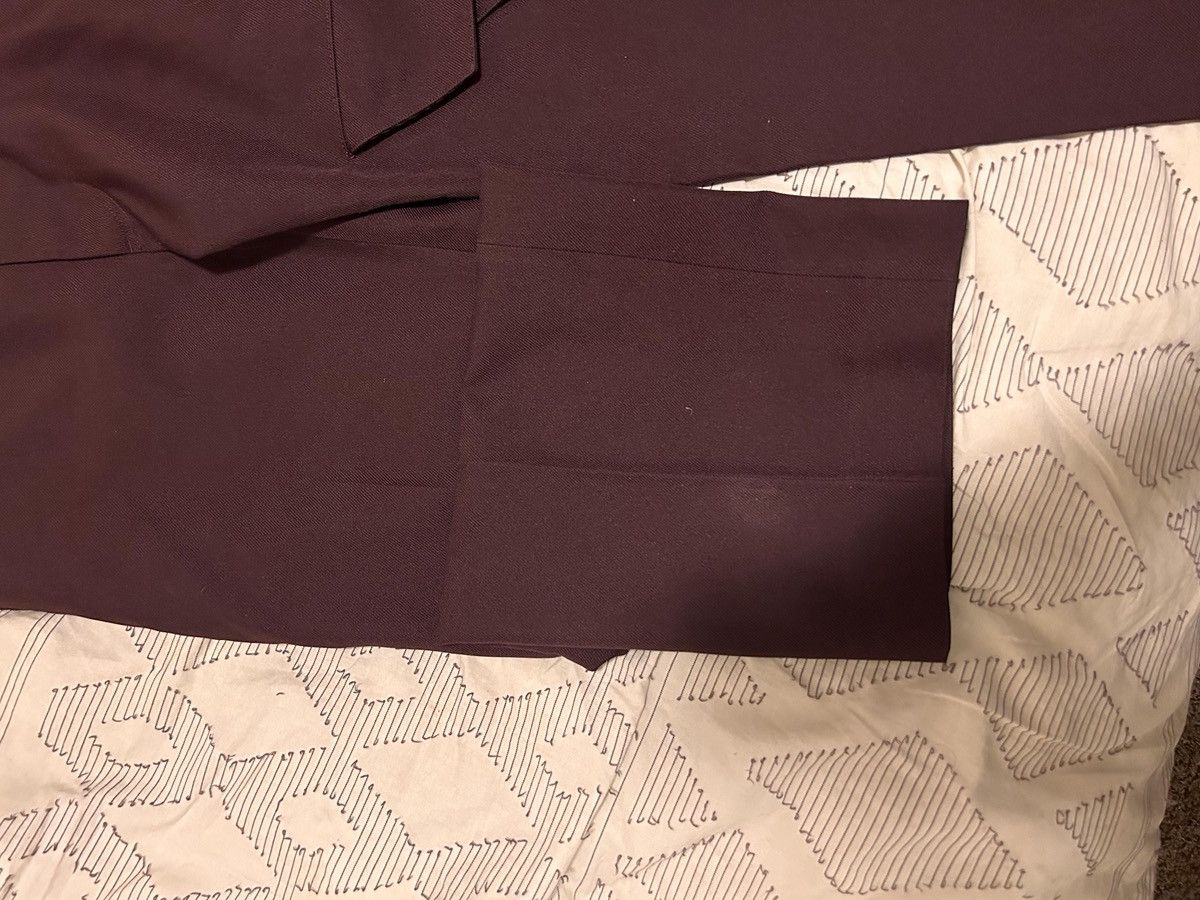 1017 ALYX 9SM Alyx “Burgundy Tailoring Work Cargo Pants” Size US 31 - 11 Thumbnail