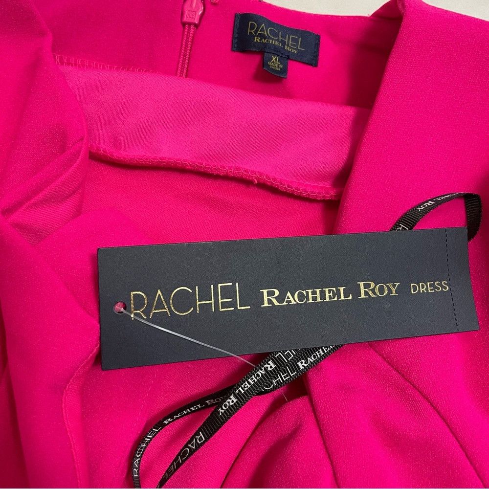 Other NWT New $199 RACHEL RACHEL ROY One Shoulder Pink Dress Size Size XL / US 12-14 / IT 48-50 - 7 Thumbnail