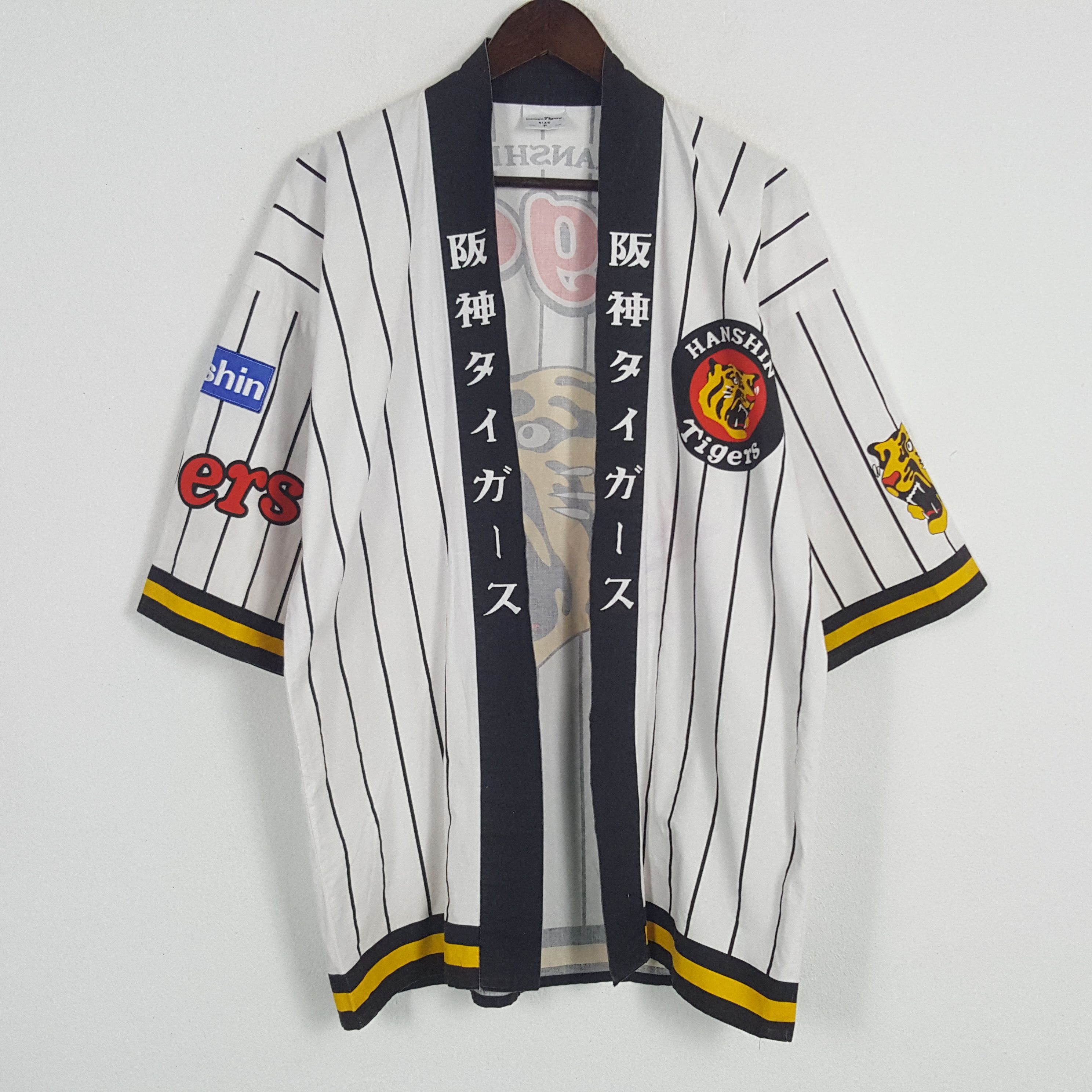 Japanese Brand × Vintage Vintage Hashin Tigers Kimono Japanese Traditional Jacket Size US L / EU 52-54 / 3 - 3 Thumbnail