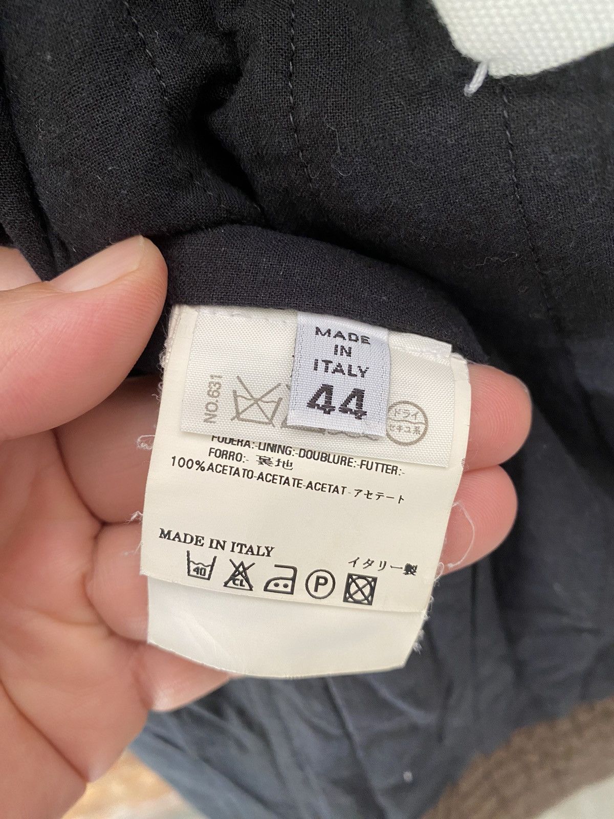 Maison Margiela AW2006 Asymmetrical Cafe racer Double collar Jacket Size US S / EU 44-46 / 1 - 18 Thumbnail