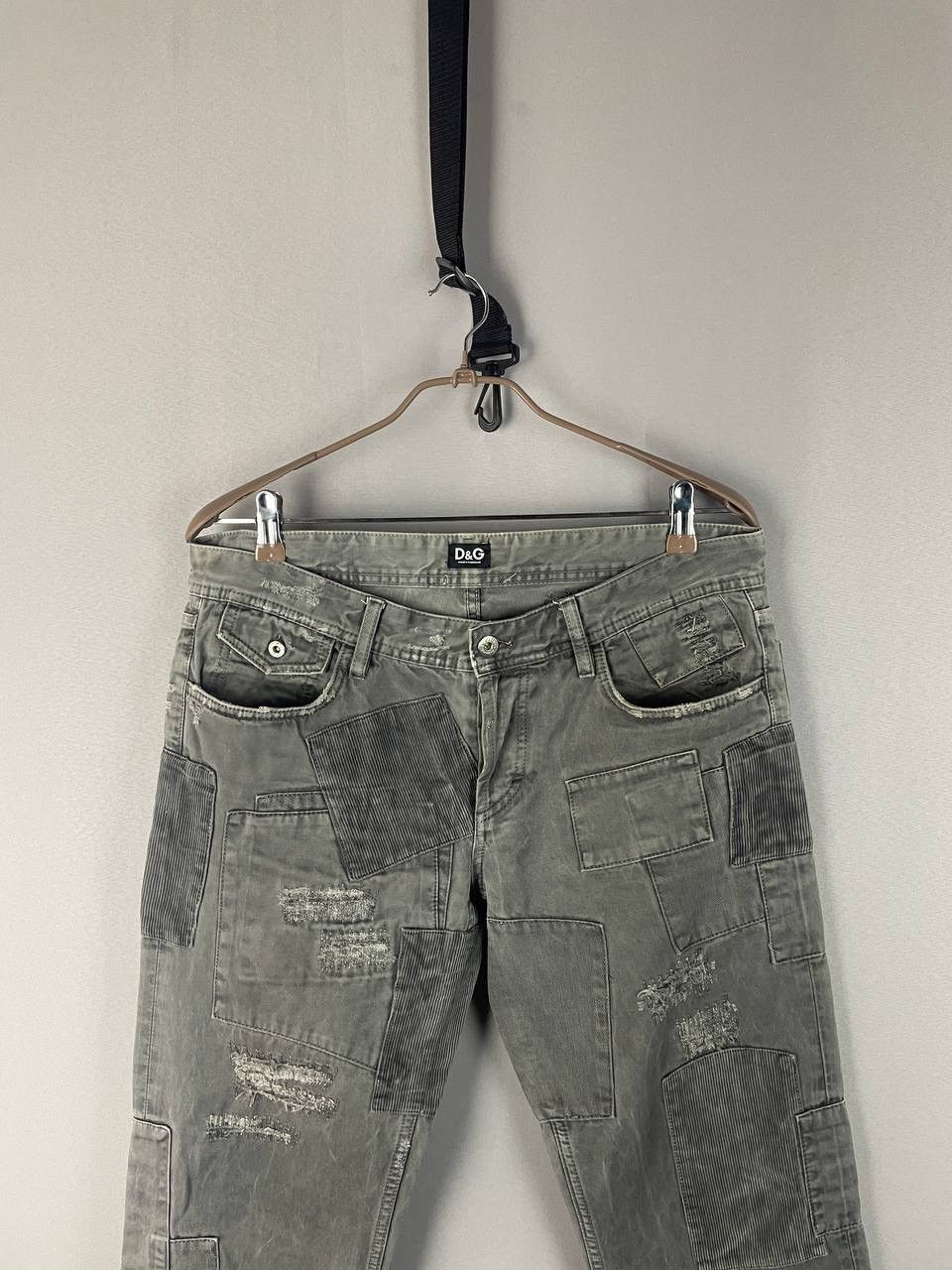 Dolce & Gabbana Dolce&Gabbana Grey Cargo Pants Denim y2k Size US 36 / EU 52 - 3 Thumbnail