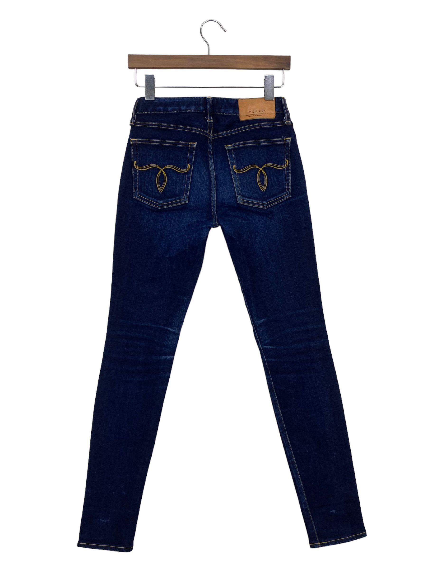 Japanese Brand × MOUSSY Moussy Jeans Skinny Jeans Low Rise Jeans Size 25" / US 0 / IT 36 - 1 Thumbnail