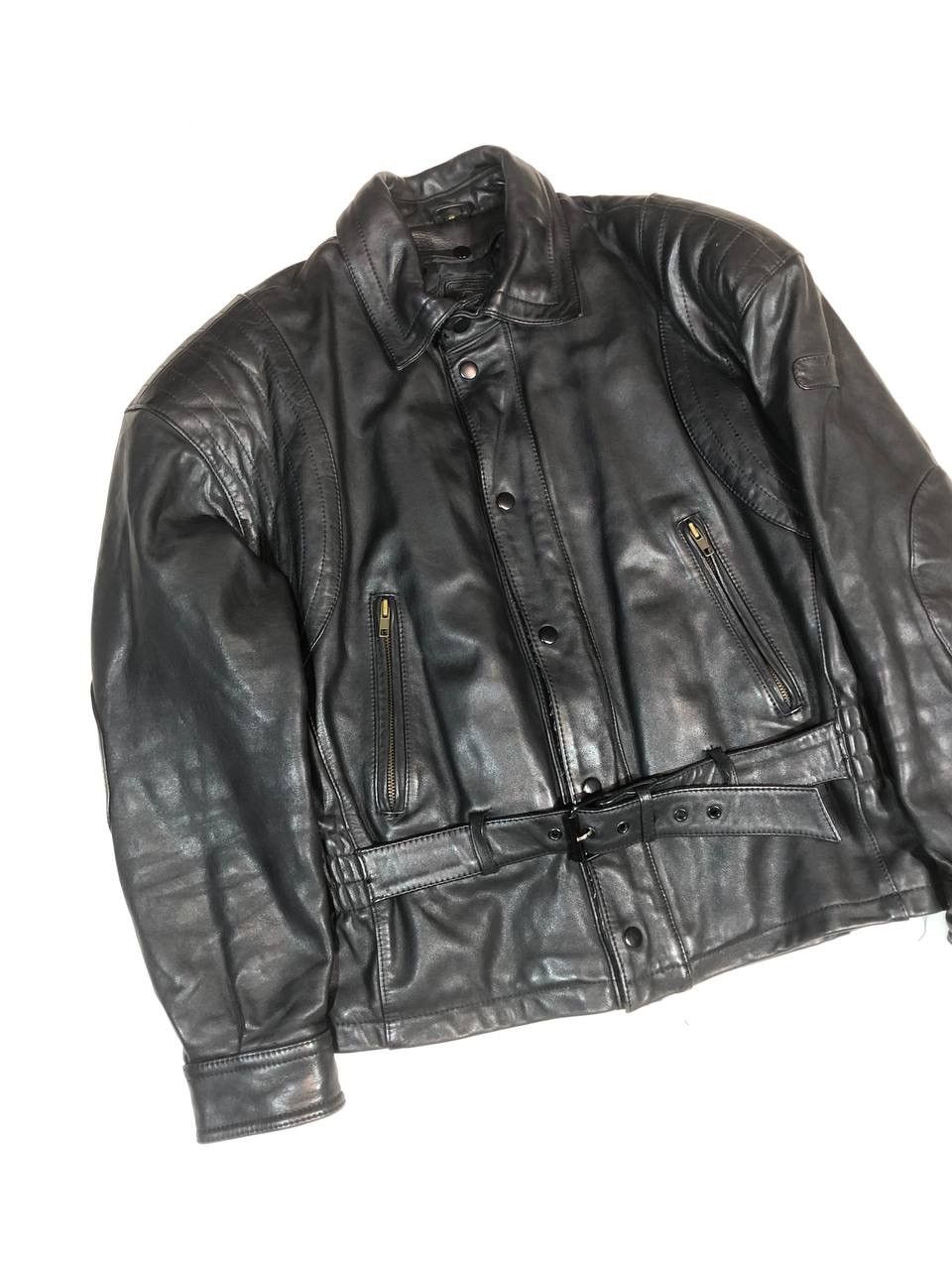 Hein Gericke × Vintage Hein Gericke Biker Moto Leather Jacket Vintage Size US L / EU 52-54 / 3 - 4 Thumbnail