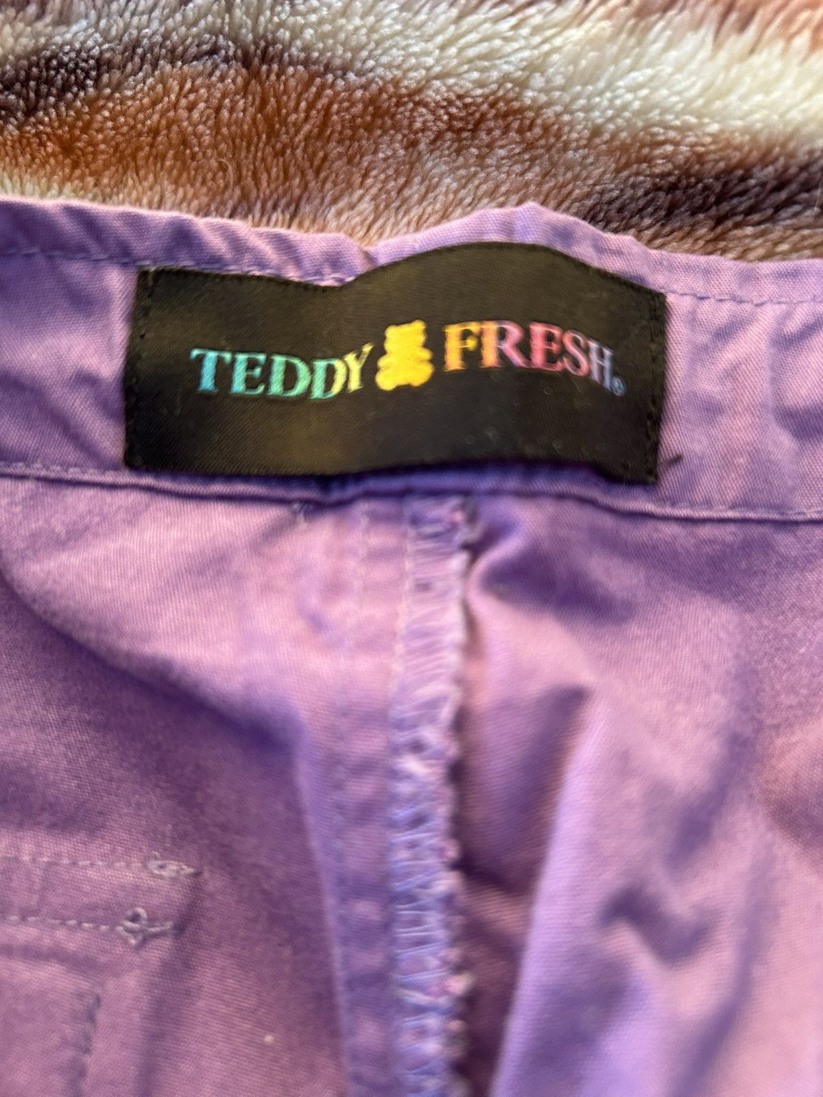 Teddy Fresh Teddy Fresh Baggy Poplin Pants Purple Size XS/S Size US 31 - 5 Thumbnail
