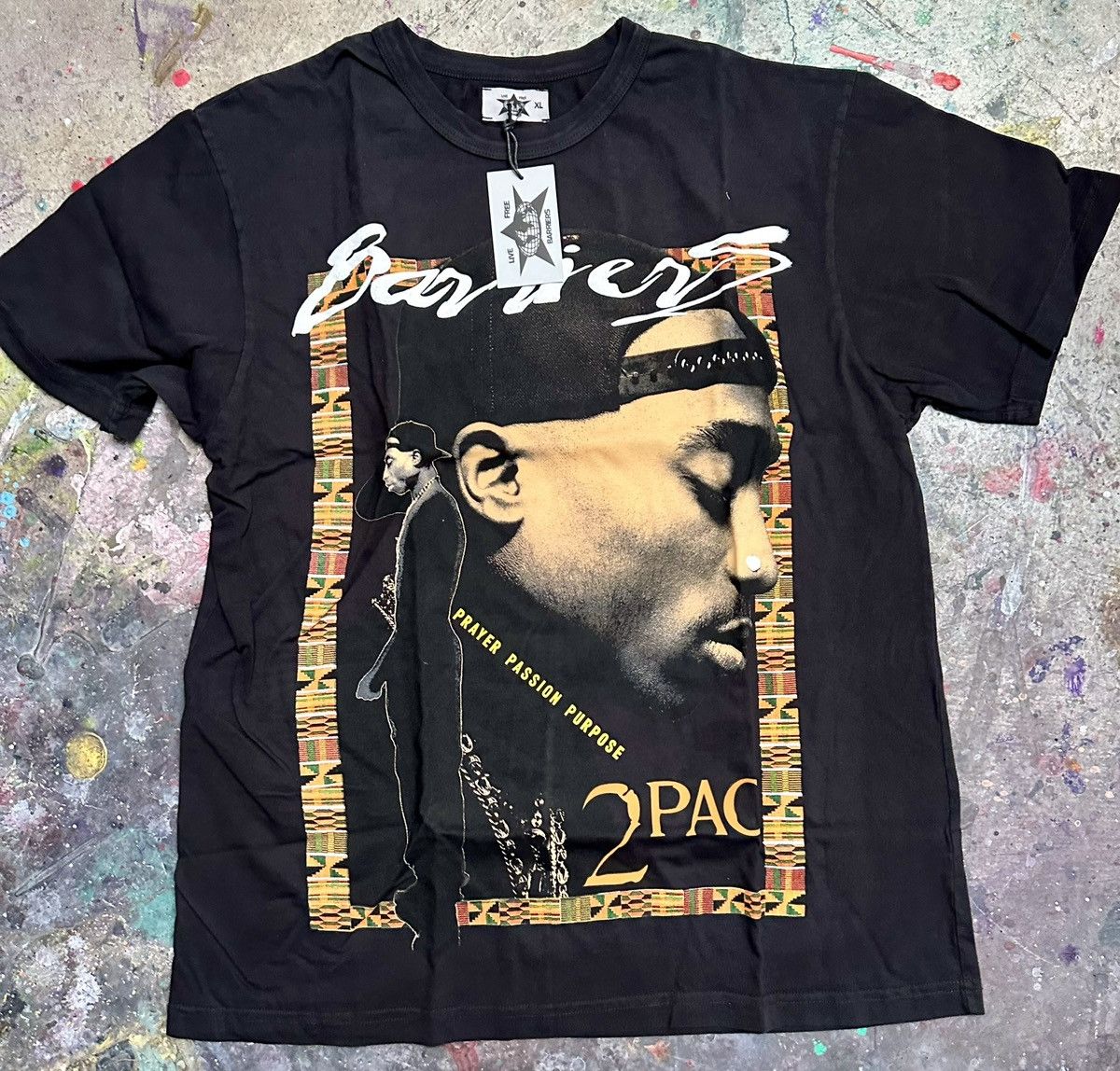 Barriers 2Pac Barriers T shirt Size US XL / EU 56 / 4 - 1 Thumbnail