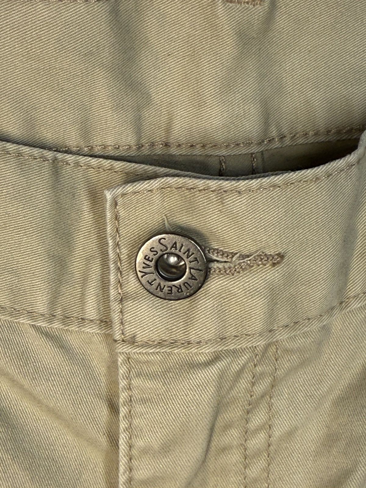 Yves Saint Laurent 34x34 YSL Jeans Beige Denim Pants Casual Old Money Size US 34 / EU 50 - 7 Thumbnail