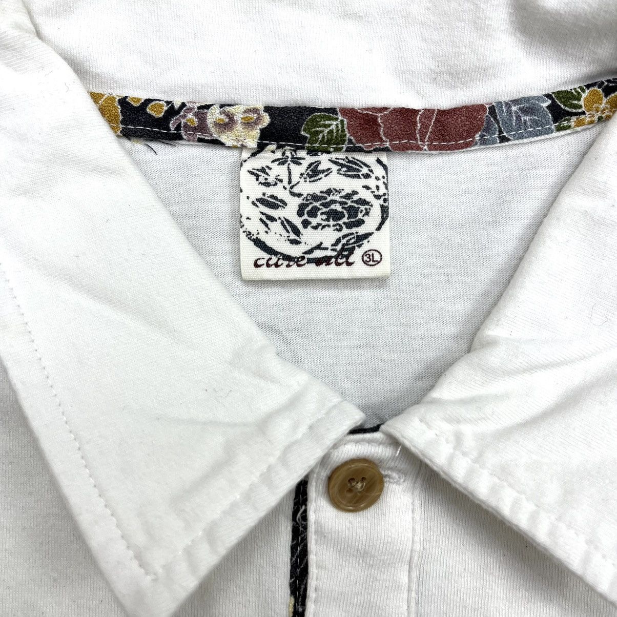 Japanese Brand Cute All Sukajan Dragon Sakura Polo Shirt Size US L / EU 52-54 / 3 - 15 Thumbnail