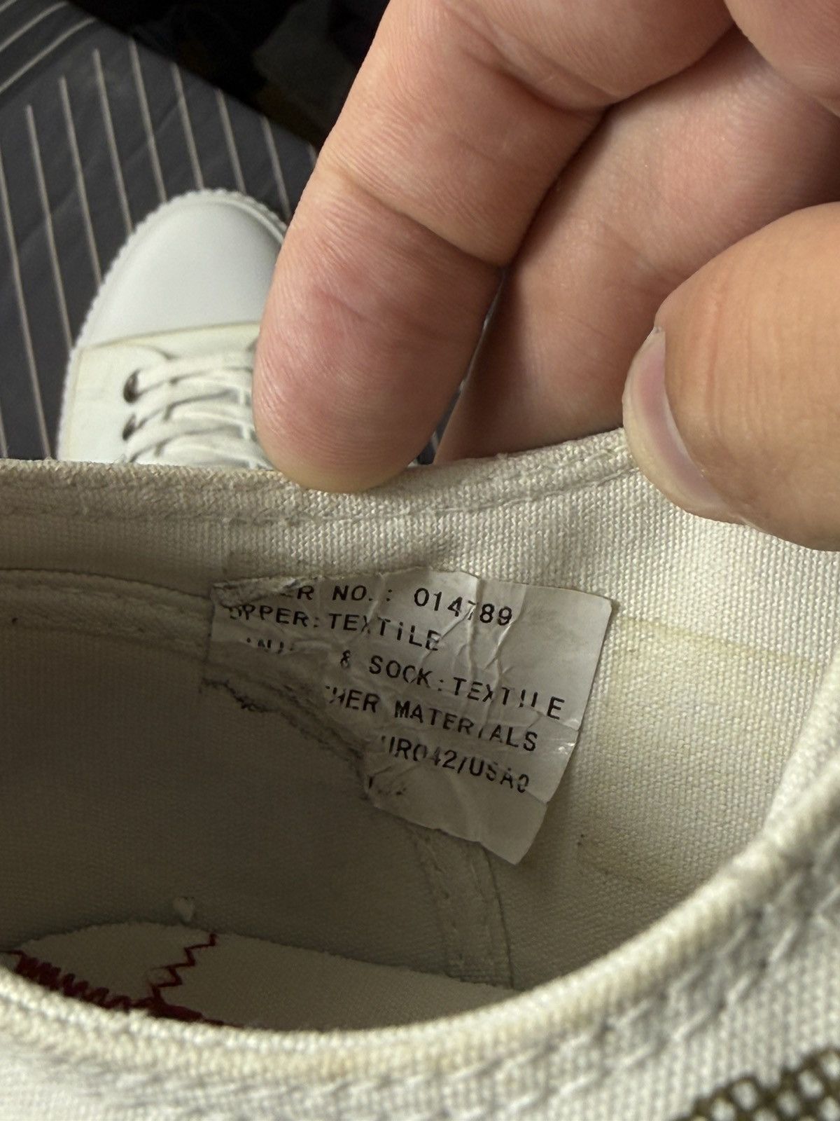 Evisu Evisu Canvas Low Top Sneakers White EU42 Japanese Streetwear Size US 9 / EU 42 - 14 Thumbnail