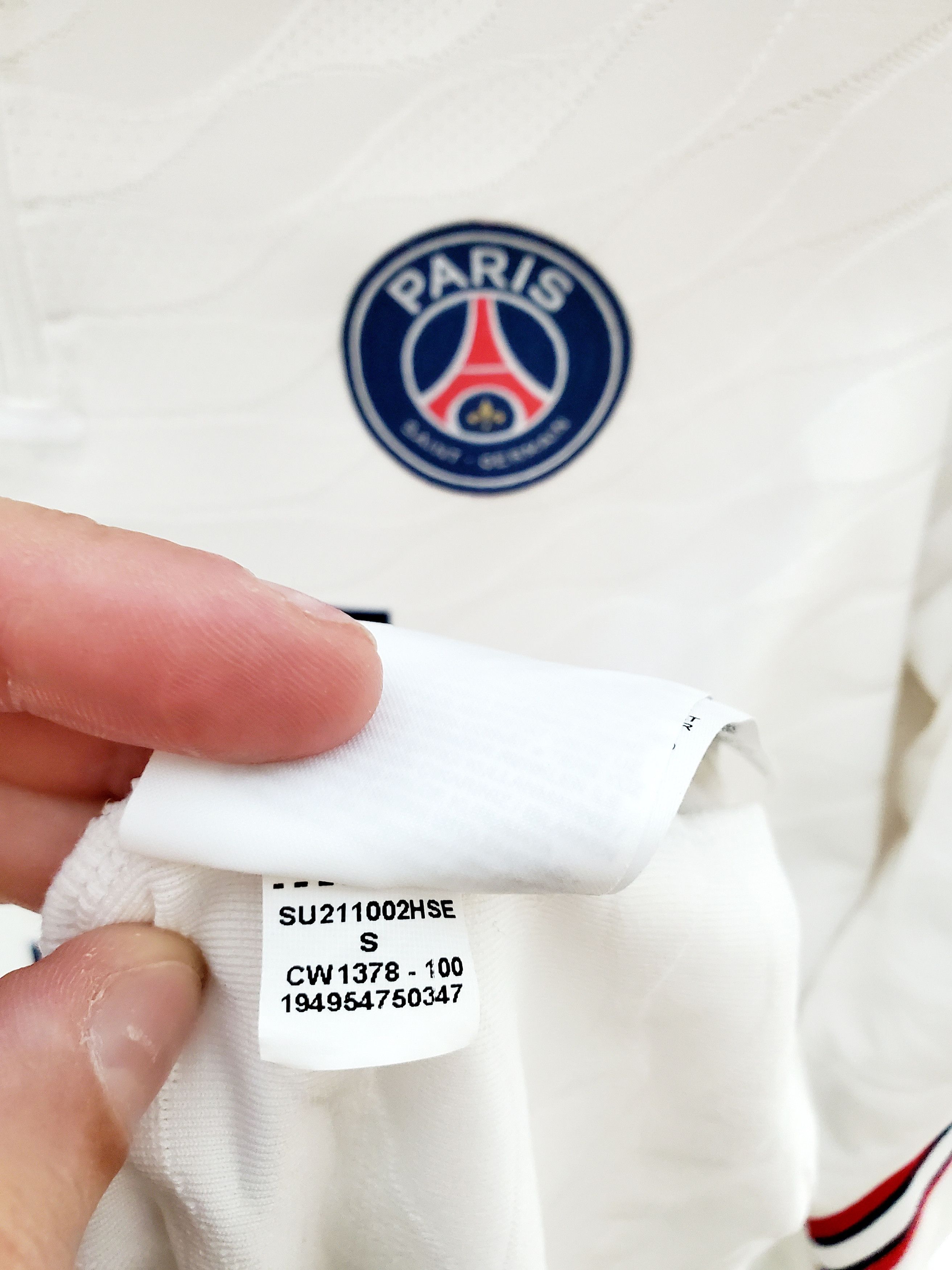 Jordan Brand PARIS SAINT GERMAIN 2021 2022 TRAINING TOP PLAYER ISSUE S Size US S / EU 44-46 / 1 - 6 Thumbnail