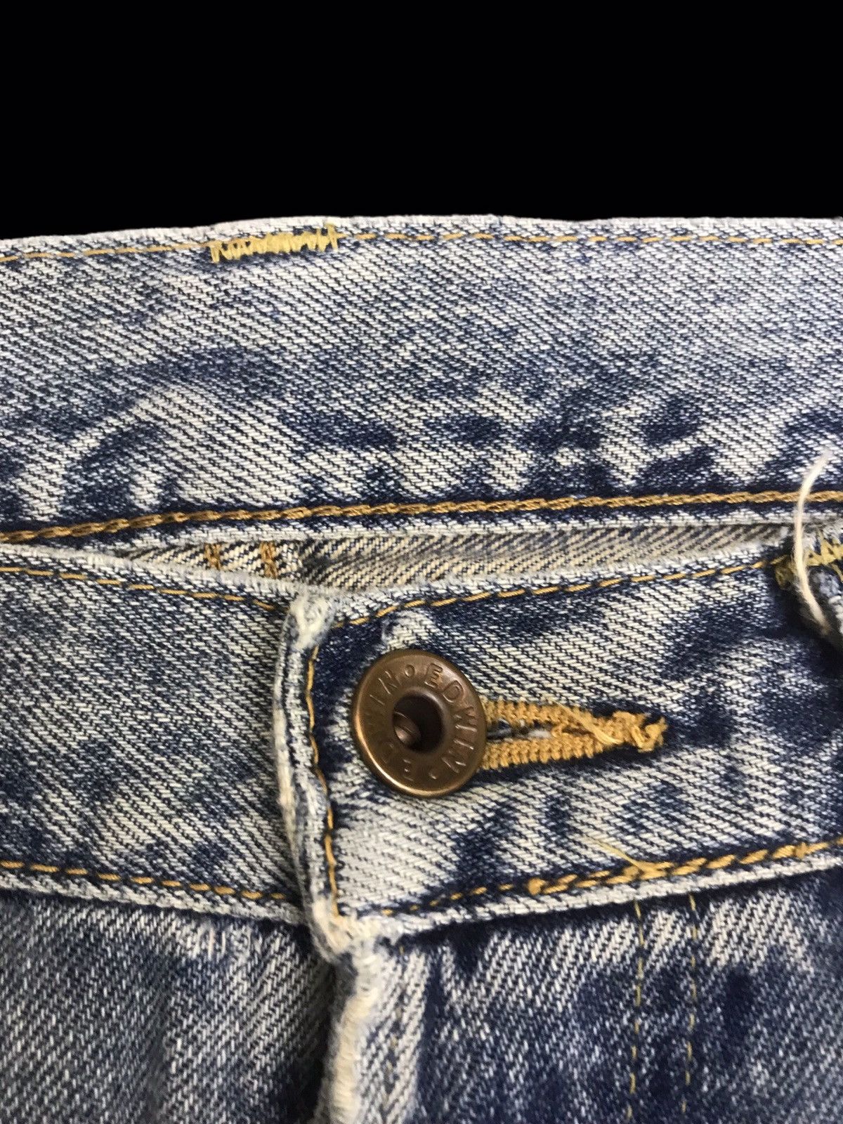 Edwin 💥BAGGY💥VINTAGE EDWIN DSTRESSD WIDE BAGGY CUSTOM DENIM F327 Size US 33 - 9 Thumbnail