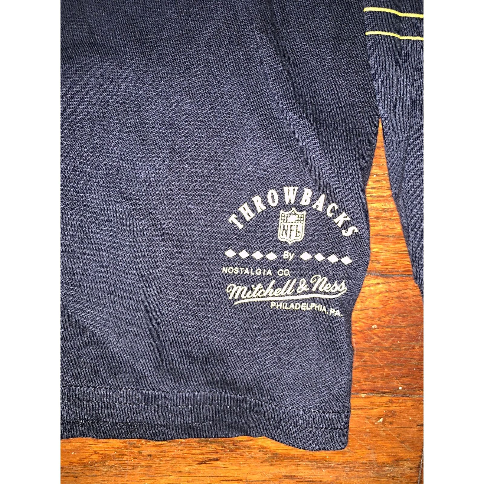 Mitchell & Ness × NFL Pittsburgh Steelers Long Sleeve Shirt Youth Large Black NFL Size US XS / EU 42 / 0 - 5 Thumbnail