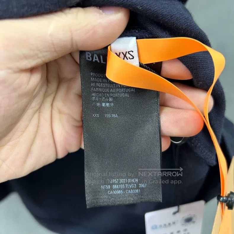 Balenciaga Balenciaga No Comment Declaration Cracked Printed Washed H Size US XXS / EU 40 - 4 Thumbnail