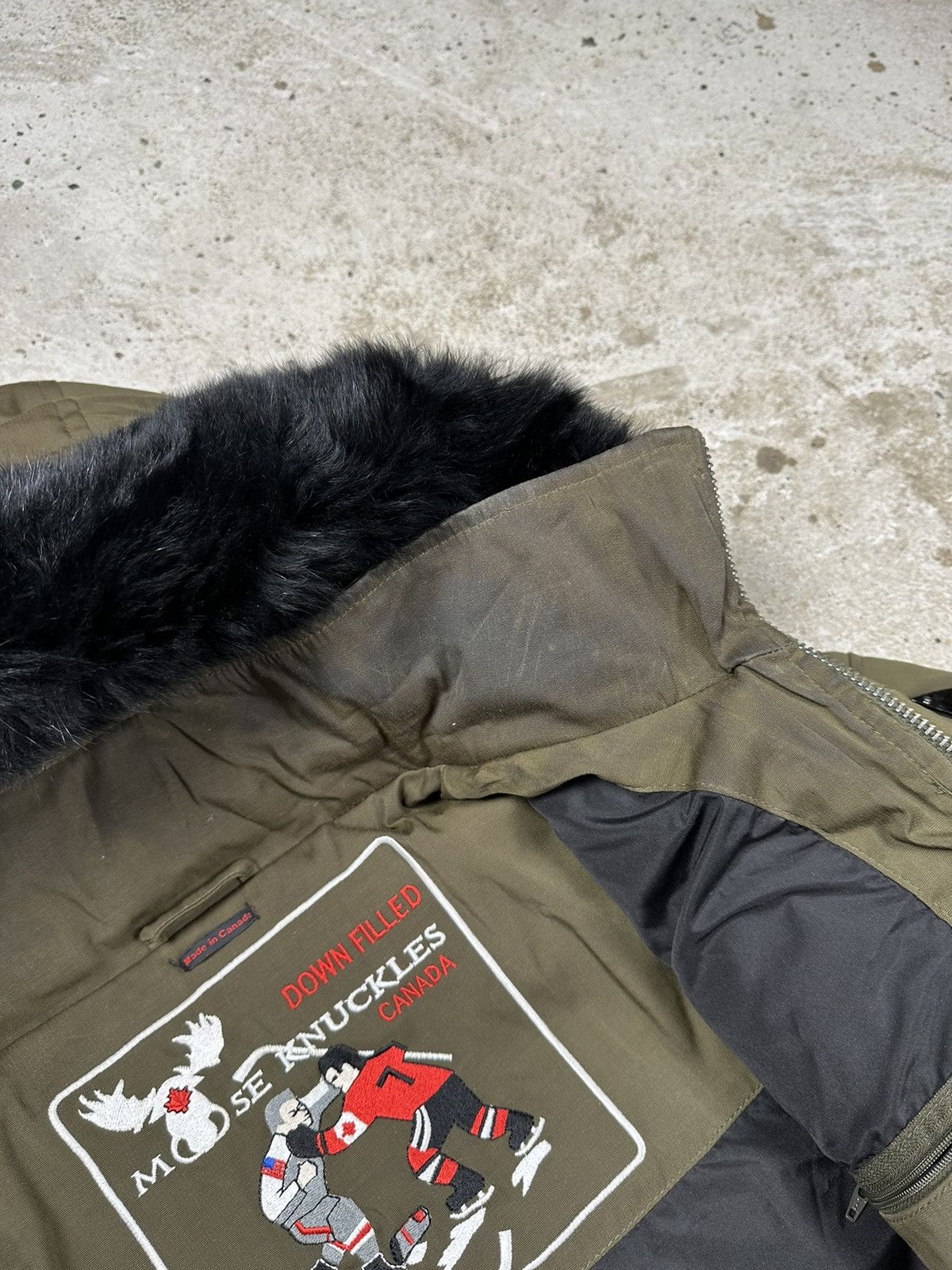 Moose Knuckles ‼️ Moose Knuckles 3Q Khaki Jacket Fur Size US XL / EU 56 / 4 - 17 Thumbnail