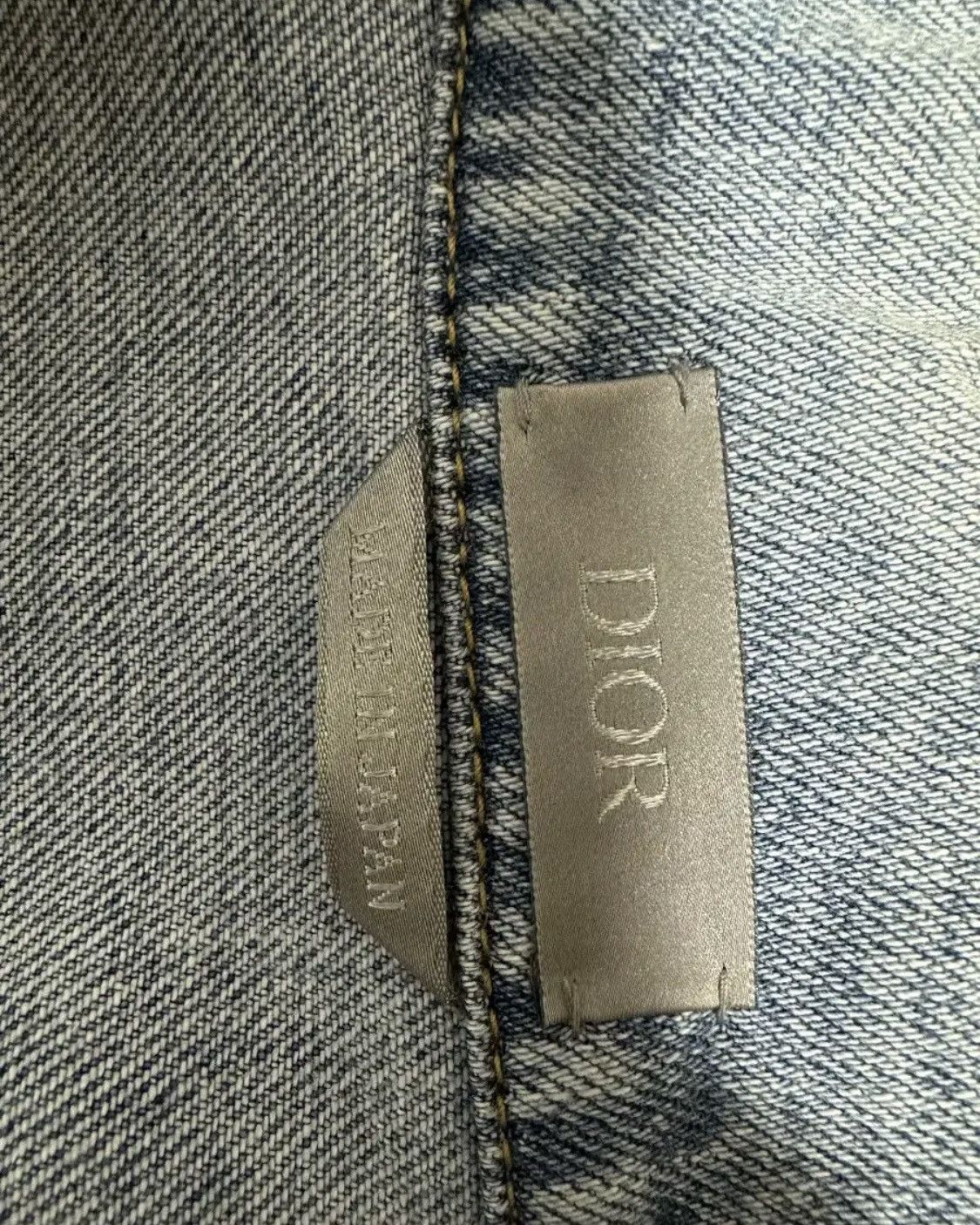 Dior Dior Homme Christian Dior Back Washed Denim Jacket Size US M / EU 48-50 / 2 - 5 Thumbnail