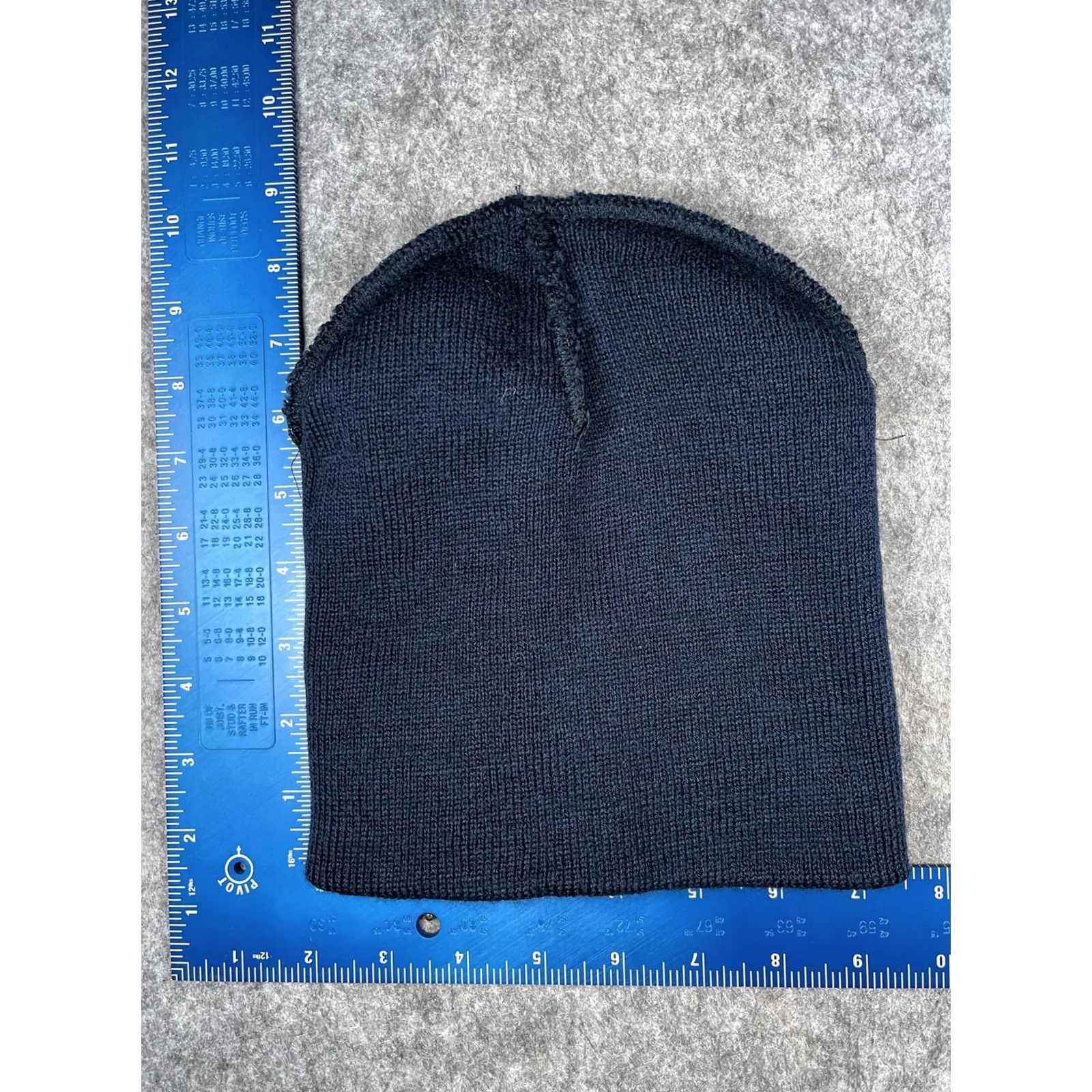 Vintage Cap America Beanie Mens One Size Blue Knit Old Republic Title Logo Size ONE SIZE - 6 Thumbnail