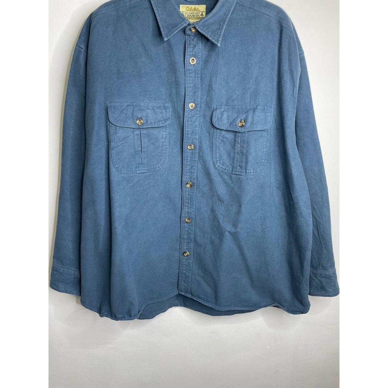 Cabelas Vintage Cabela’s Deerskin Soft Chamois Shirt Flannel 2XL Size US XXL / EU 58 / 5 - 3 Thumbnail